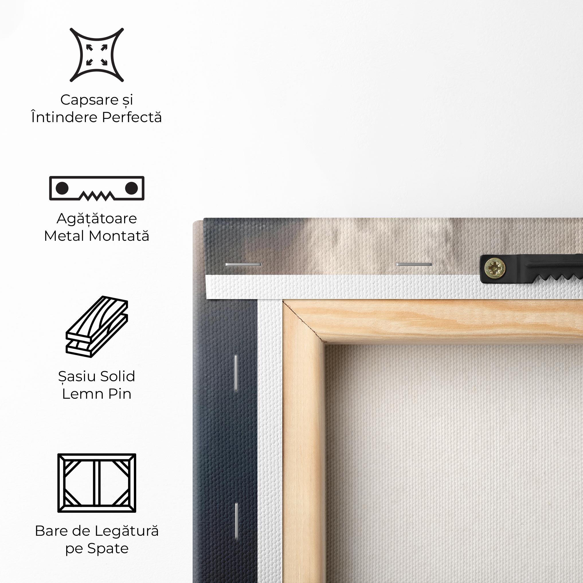 Tablou Canvas Small Man Waterfall mockup 5