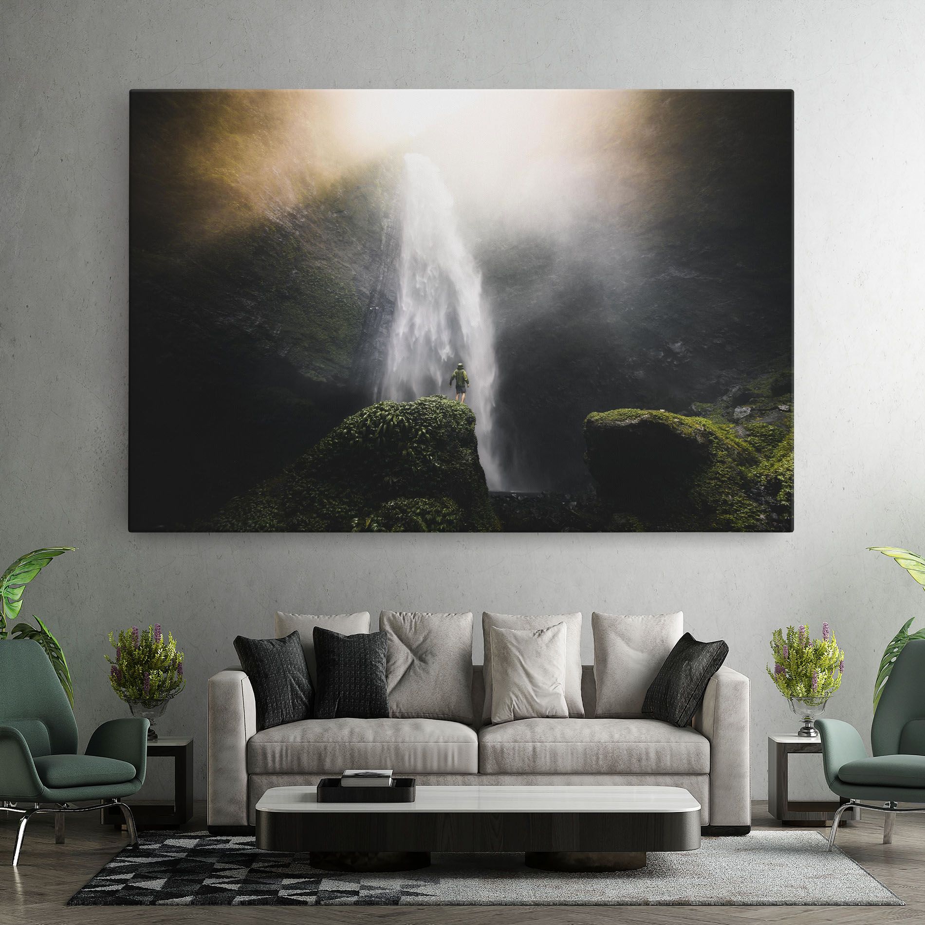 Green Man Waterfall mockup 7