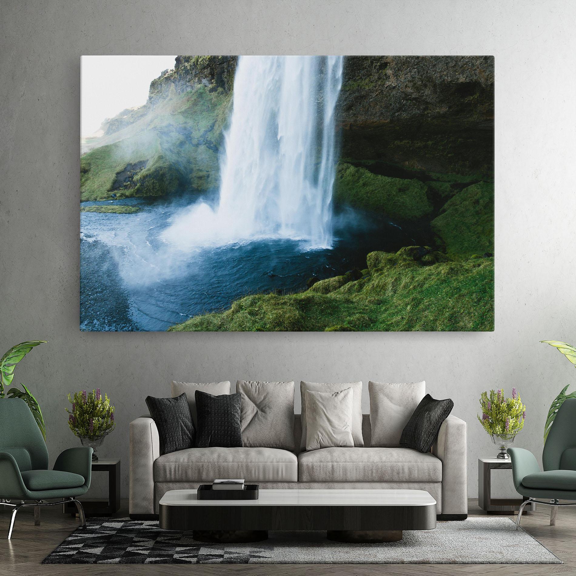 Tablou Canvas Majestic Waterfall mockup 7