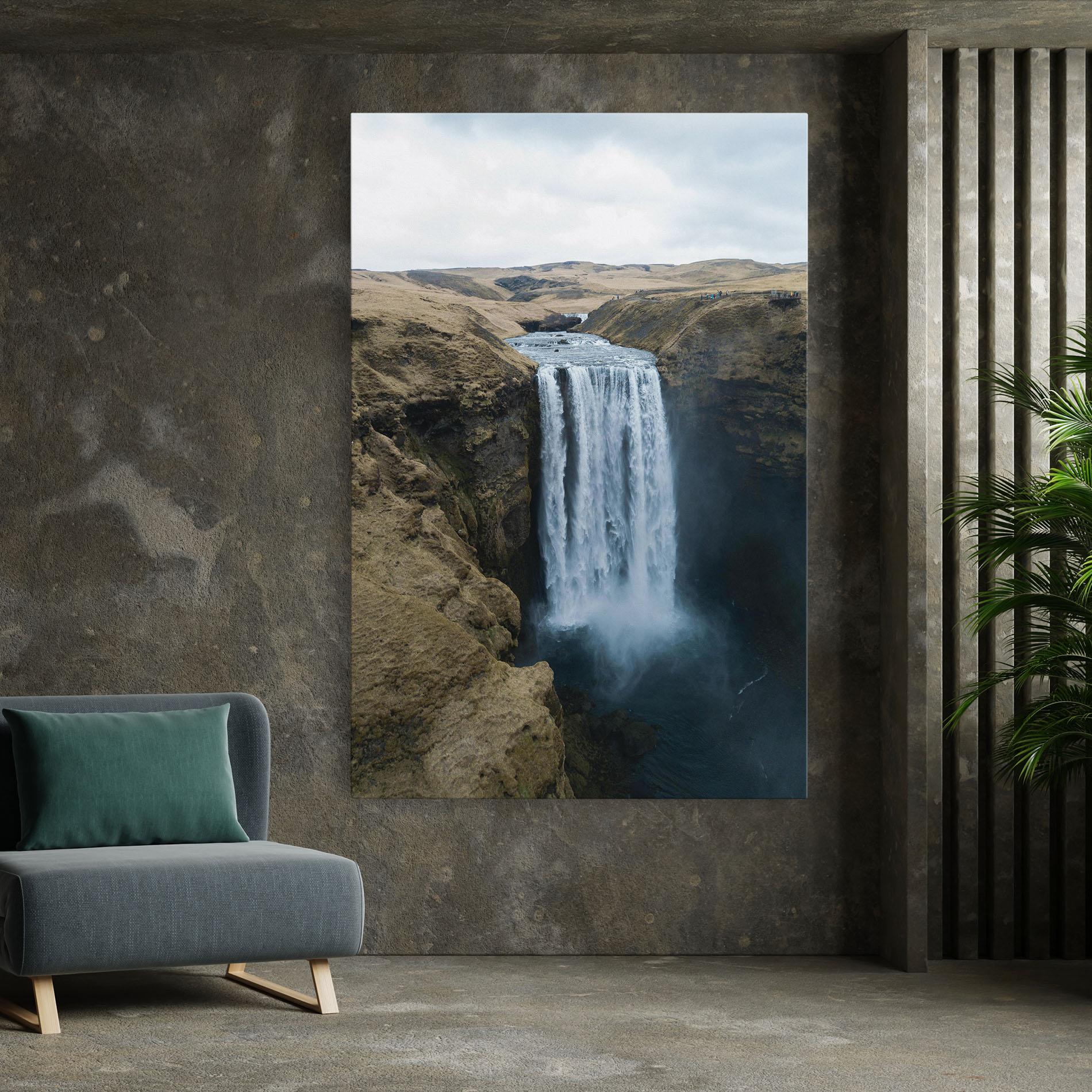 Tablou Canvas Desert Vibe Waterfall mockup 7