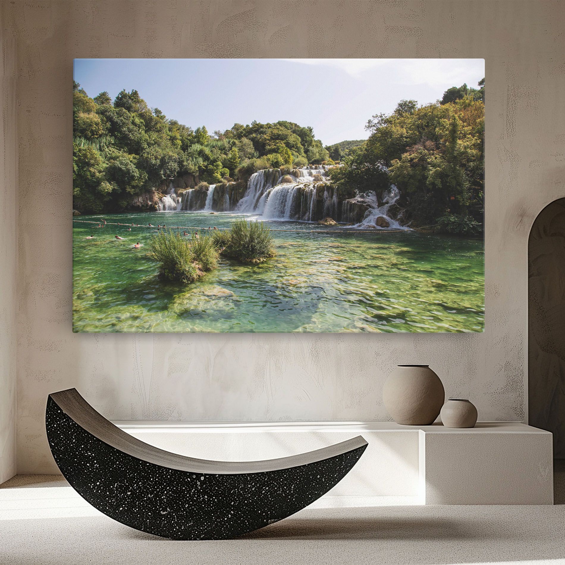 Green Waterfall mockup 8