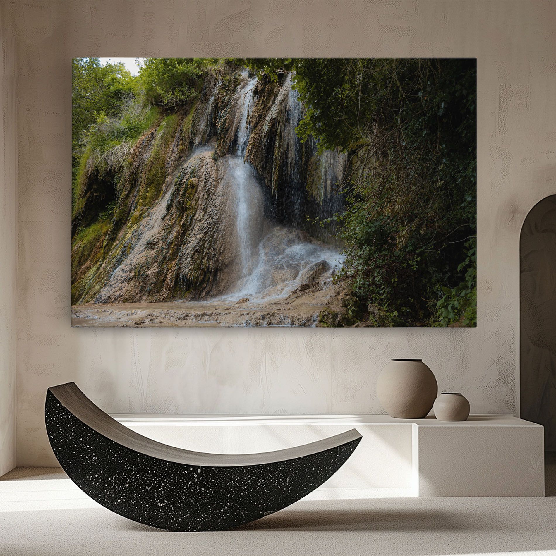 Pretty Waterfall Forest mockup 8