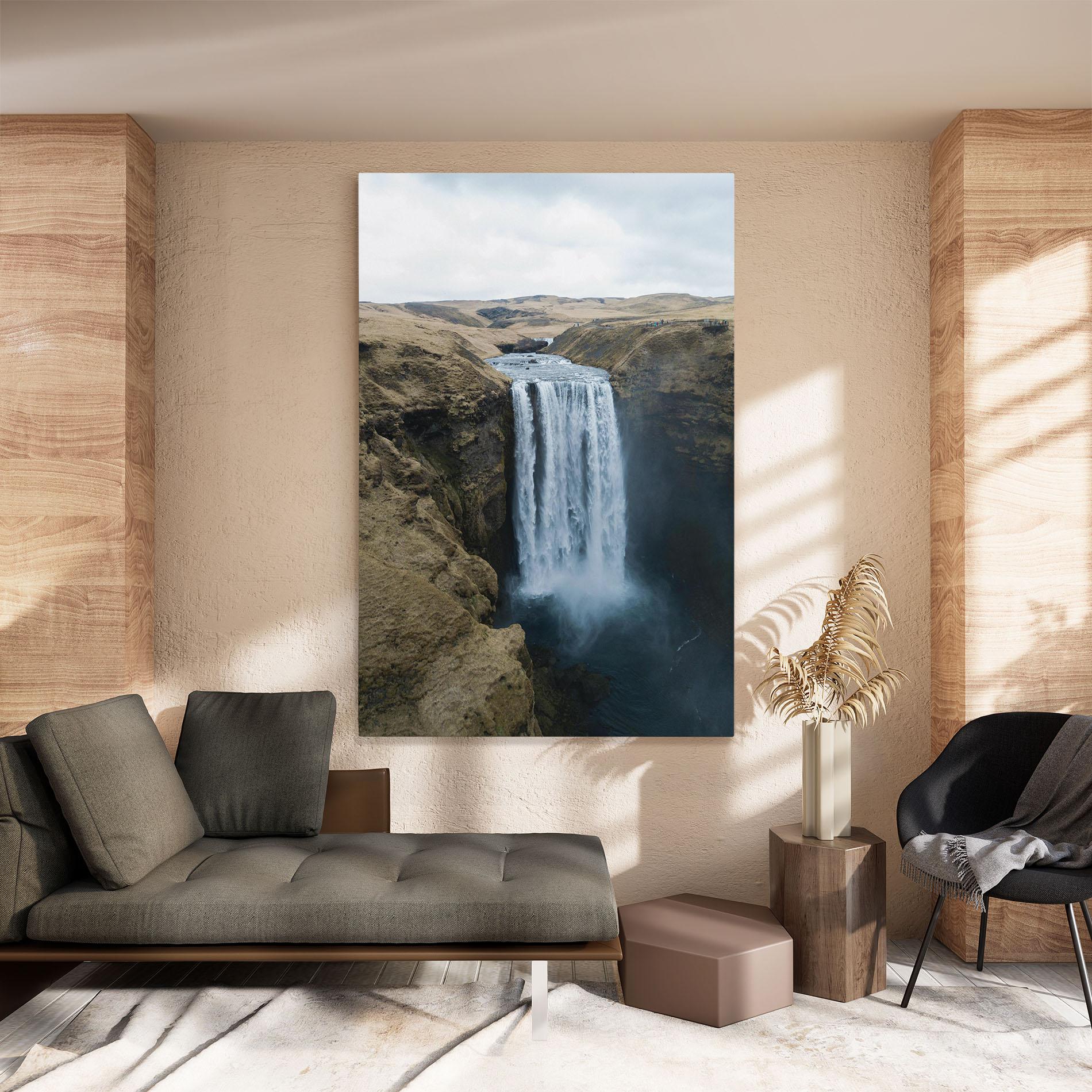 Tablou Canvas Desert Vibe Waterfall mockup 8