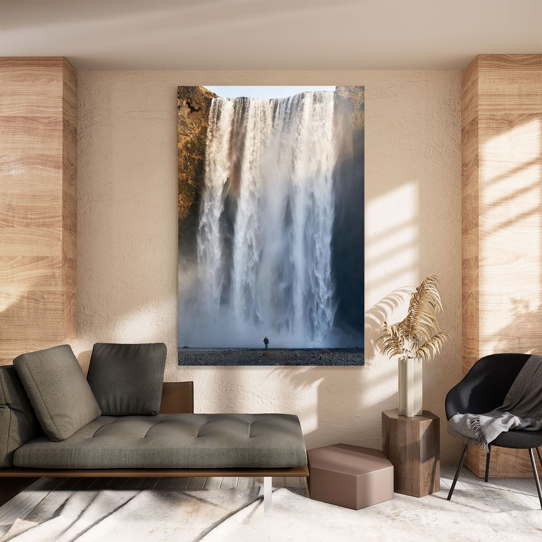 Small Man Waterfall mockup 8