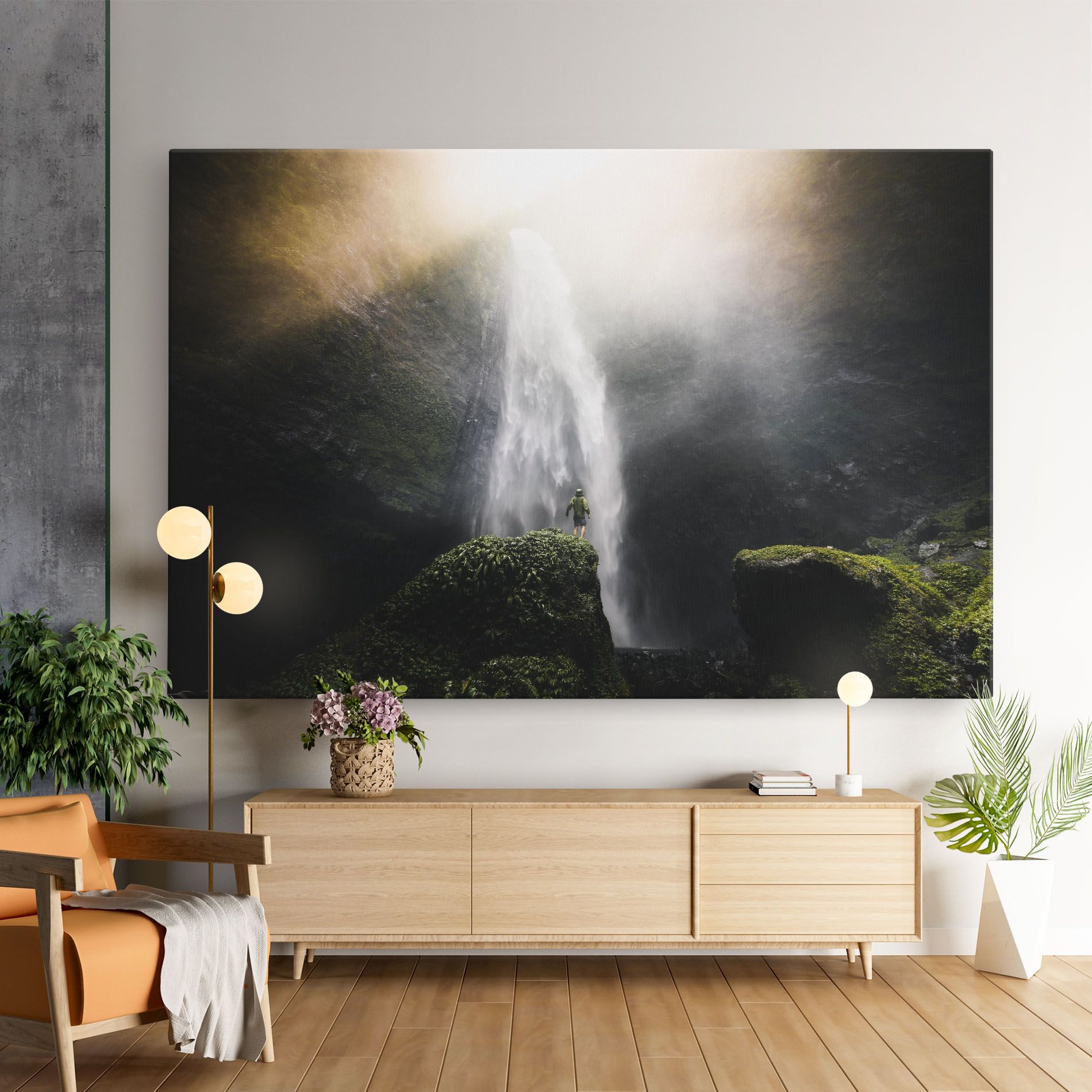 Green Man Waterfall mockup 9