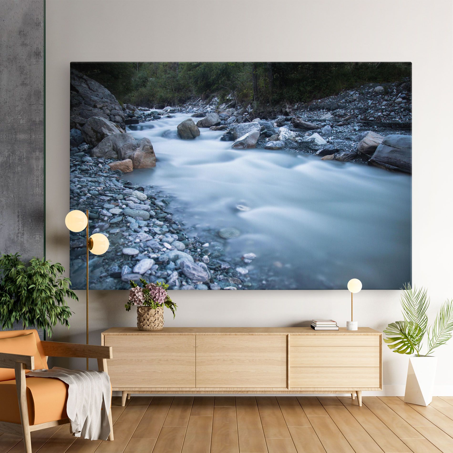 Grey Water Falling mockup 9