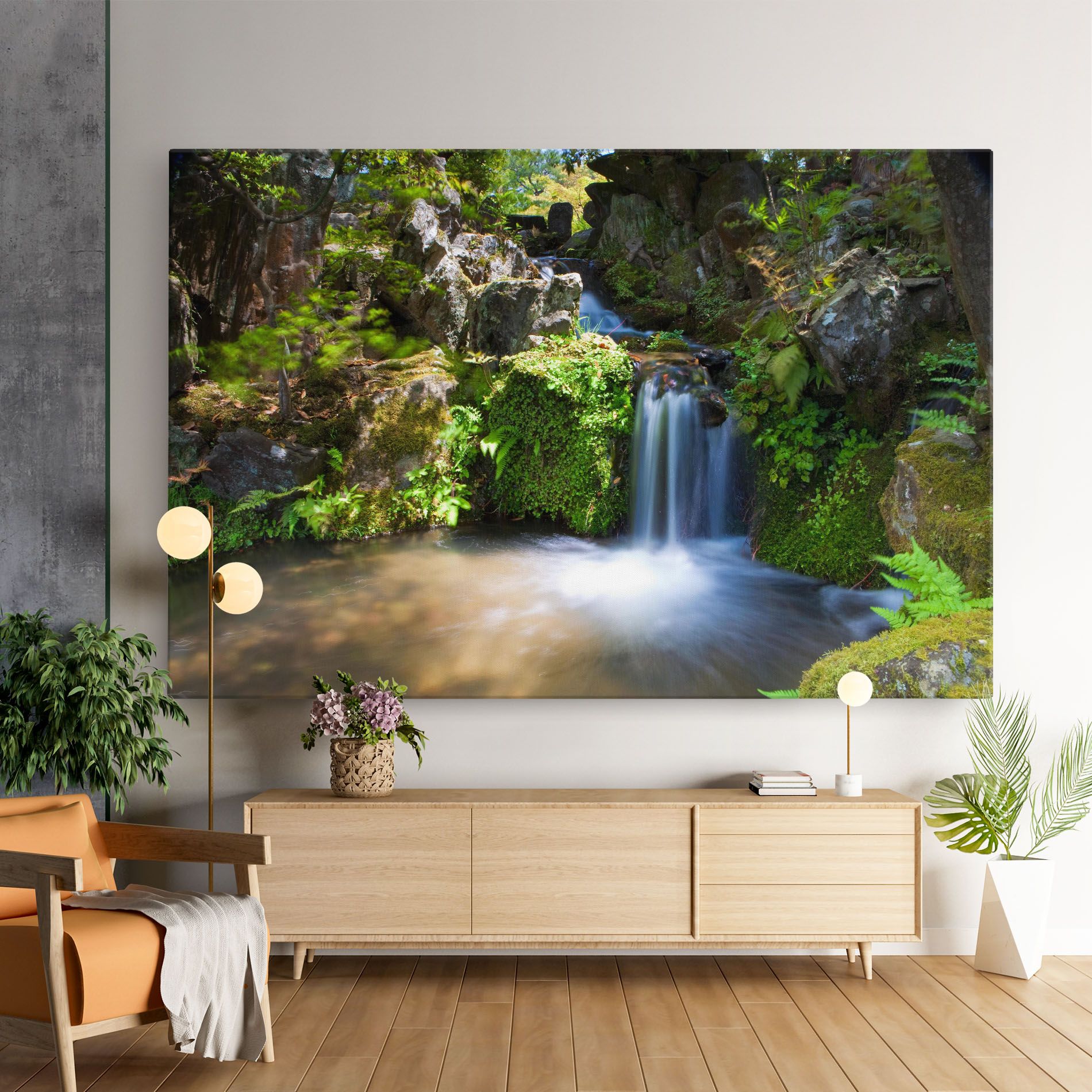 Jungle View Waterfall mockup 9