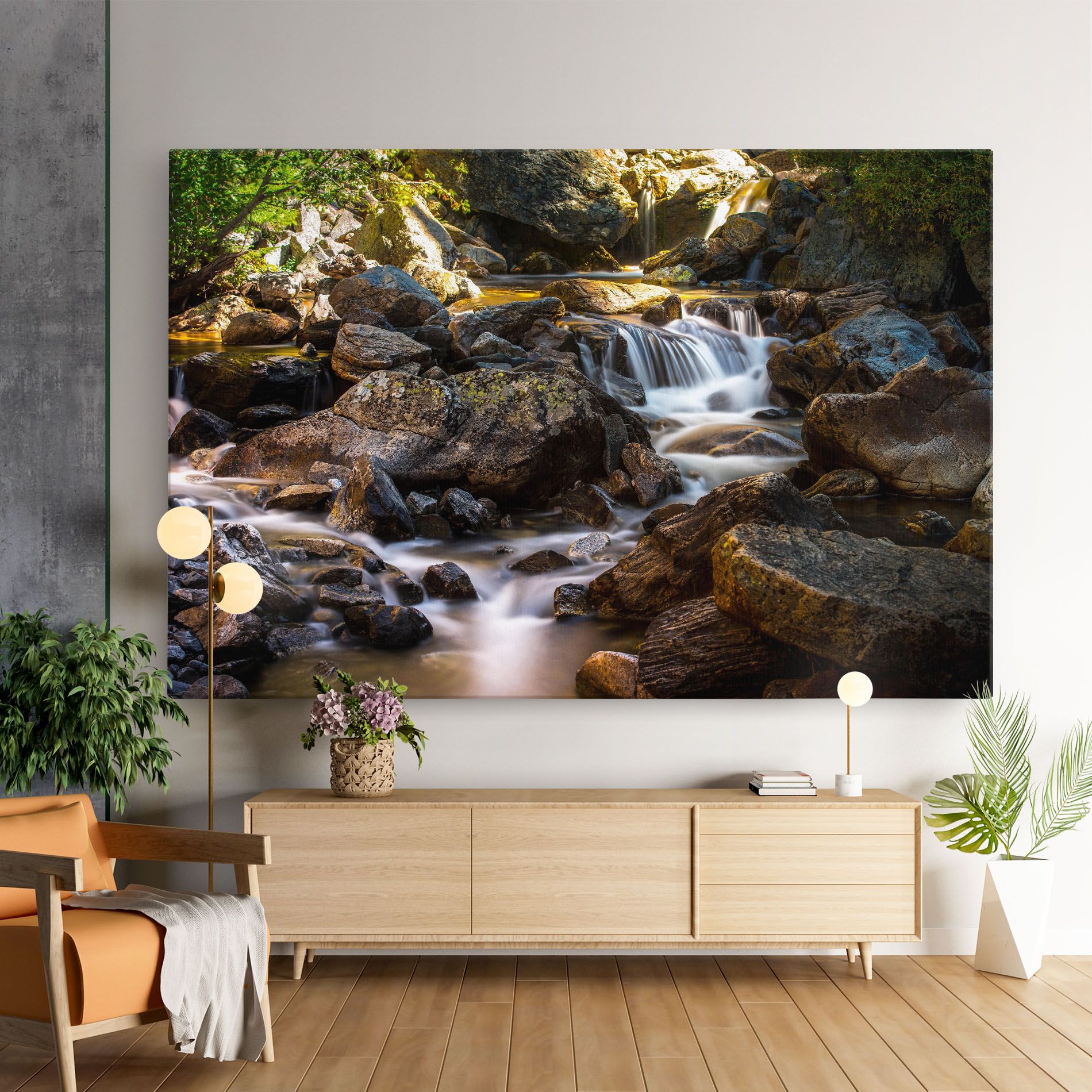 Nature Rocks Waterfall mockup 9