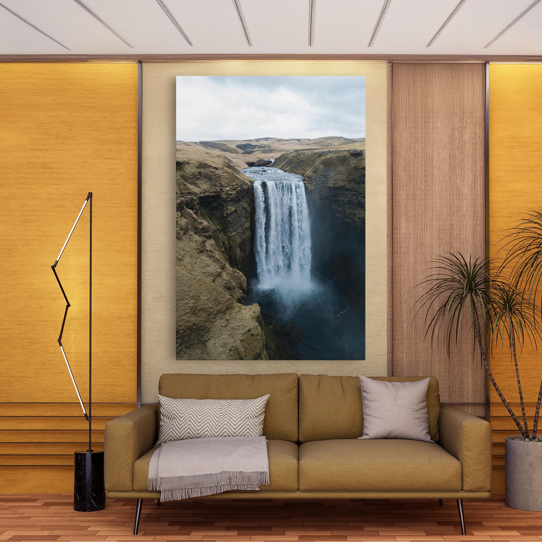 Tablou Canvas Desert Vibe Waterfall mockup 9