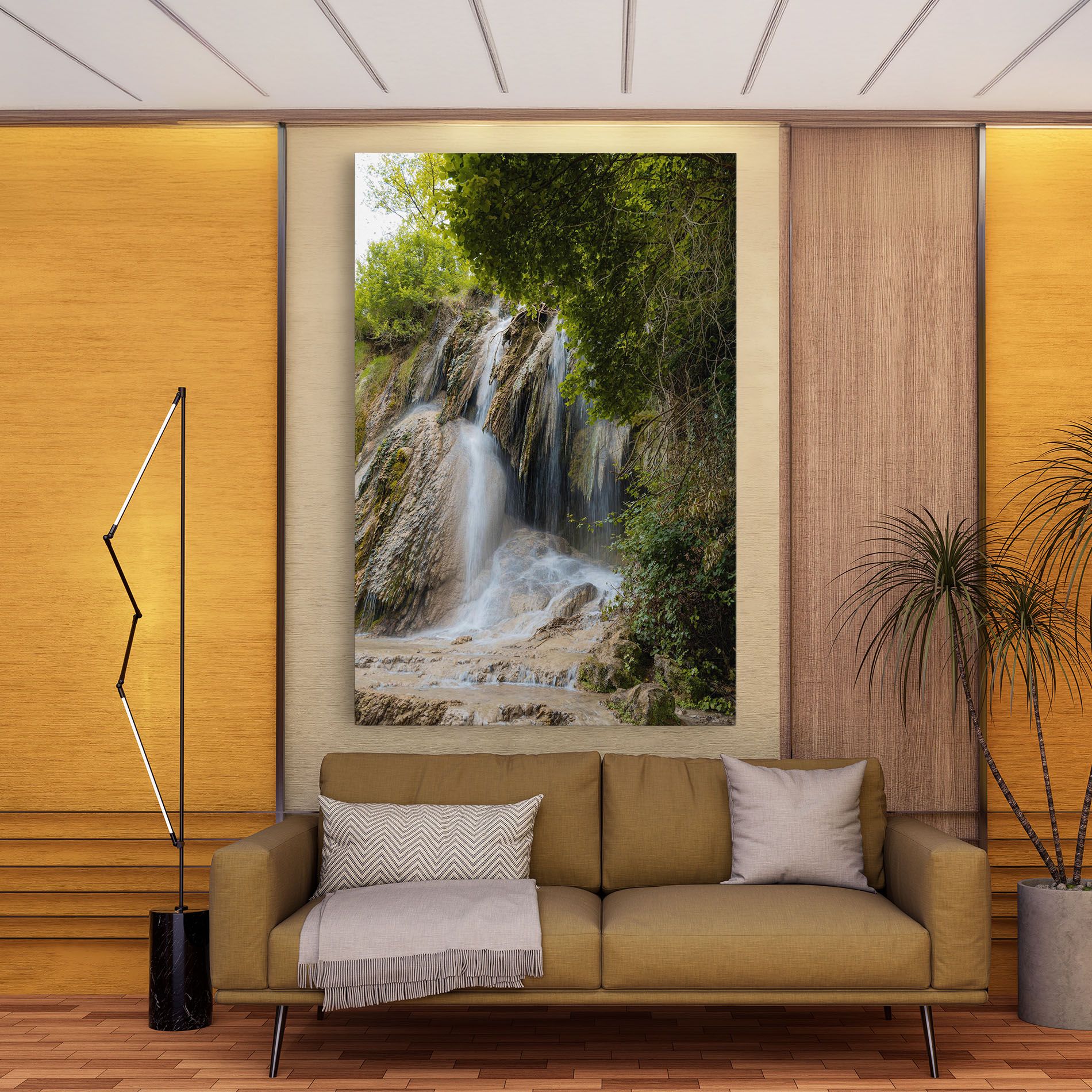 Forest Waterfall View mockup 9