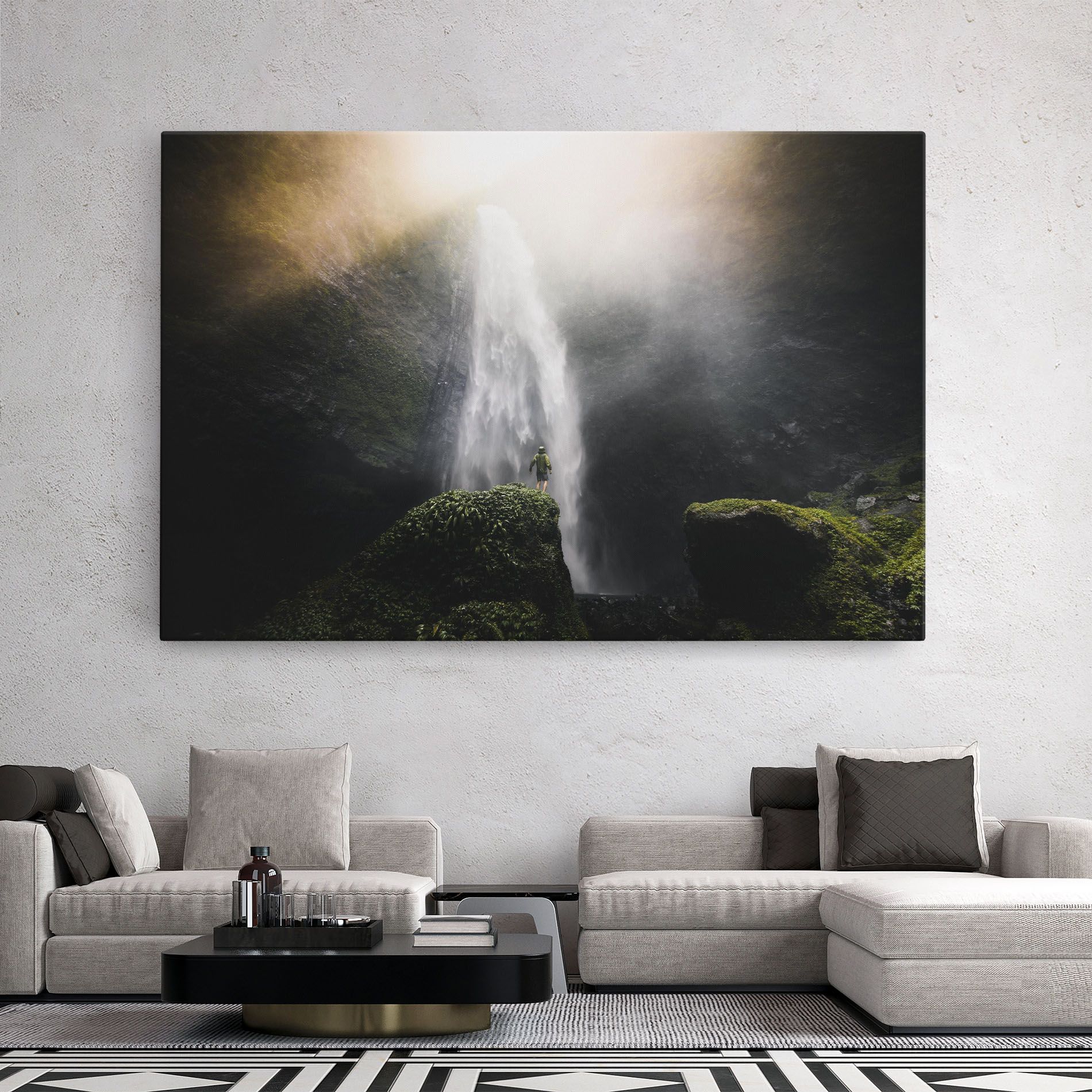 Green Man Waterfall mockup 2