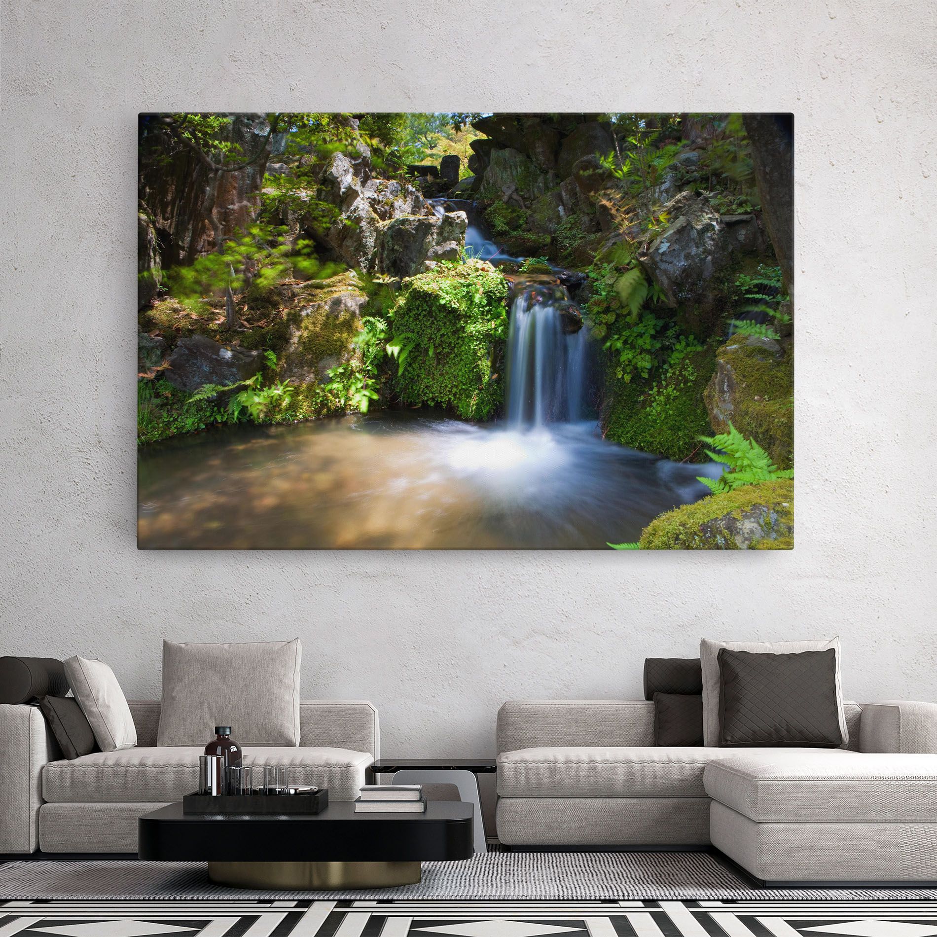Jungle View Waterfall mockup 2