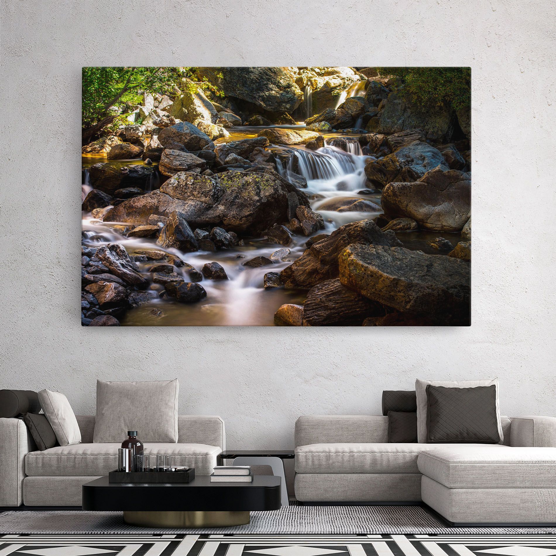 Nature Rocks Waterfall mockup 2