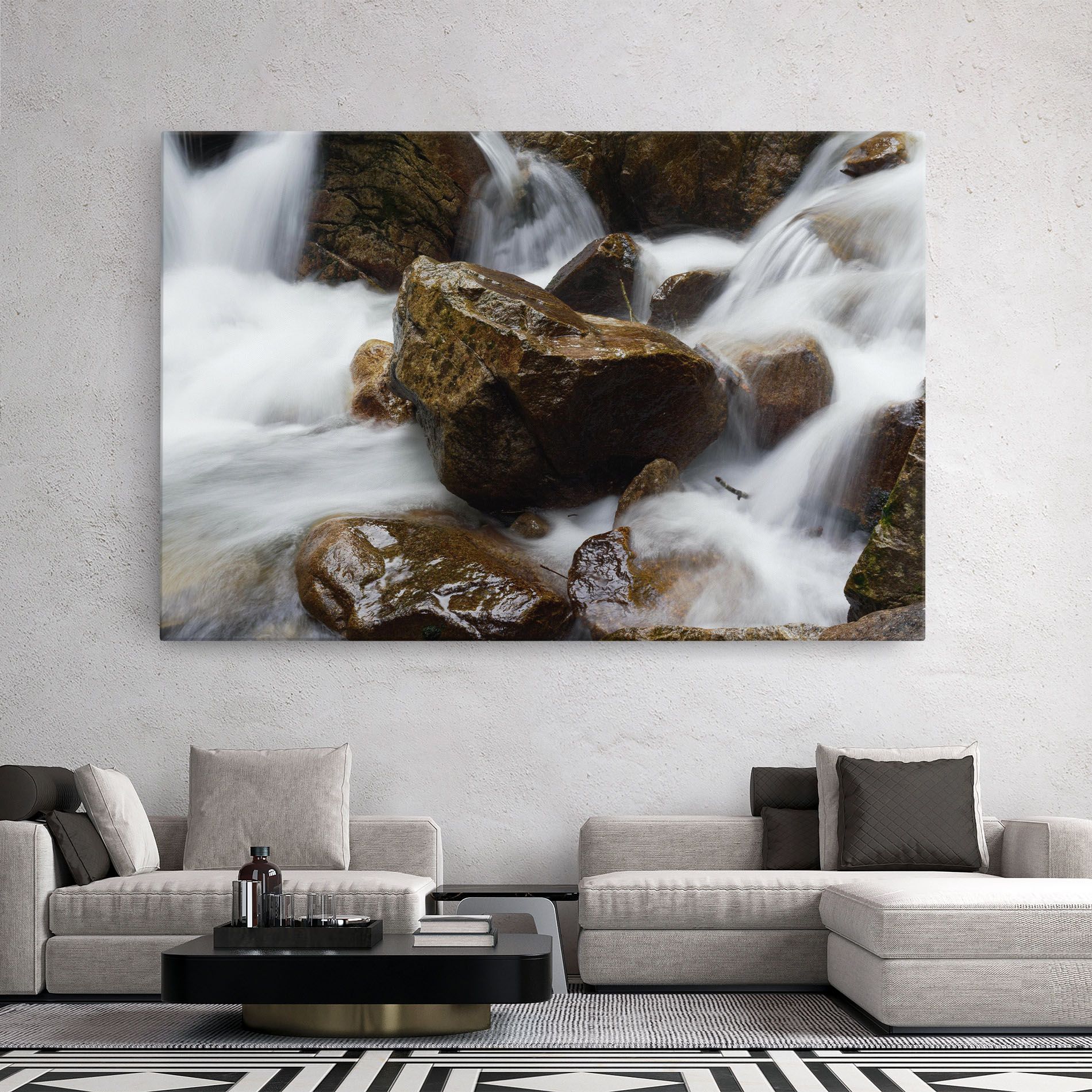 Shiny Rocks Waterfall mockup 2