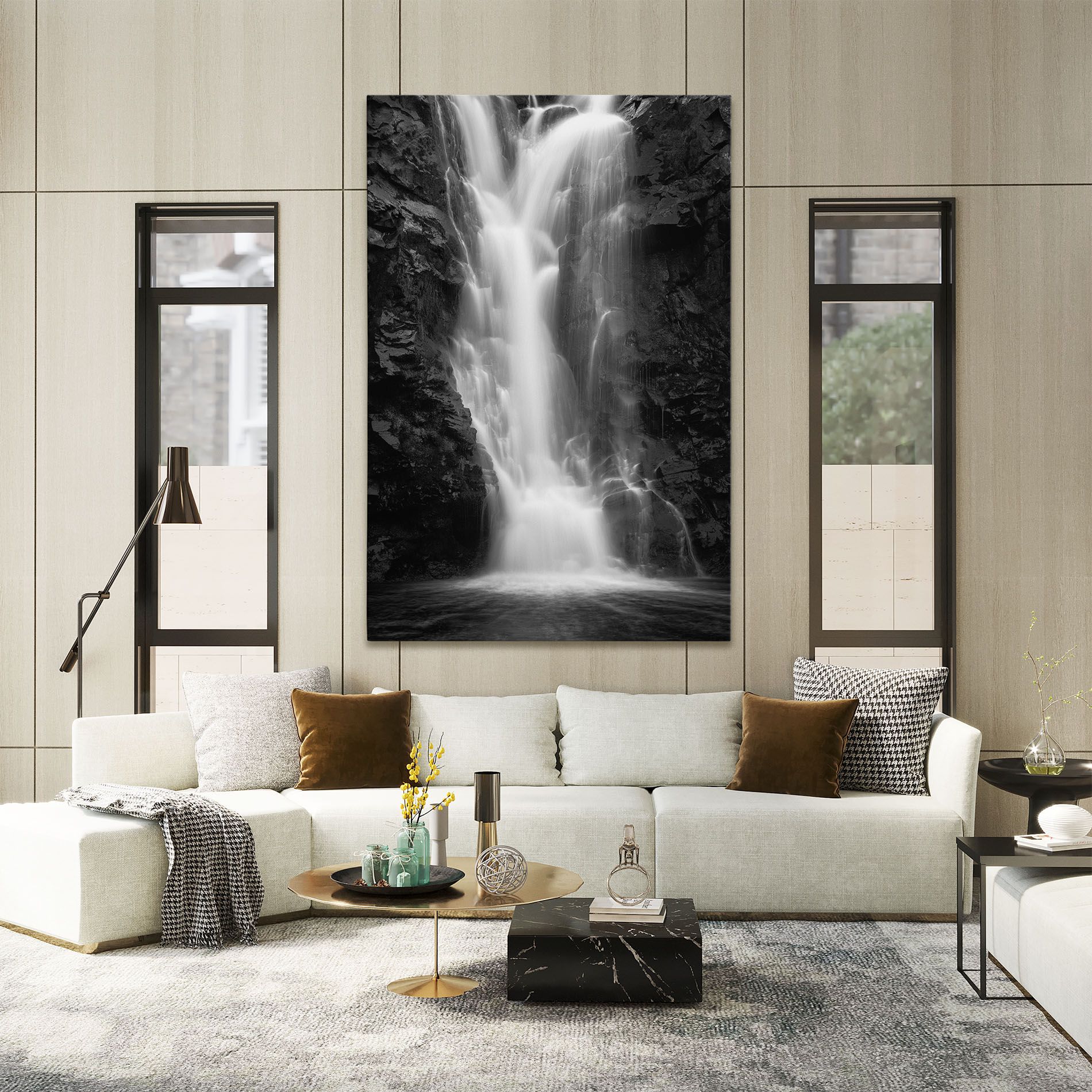 Black Rock Waterfall View mockup 2