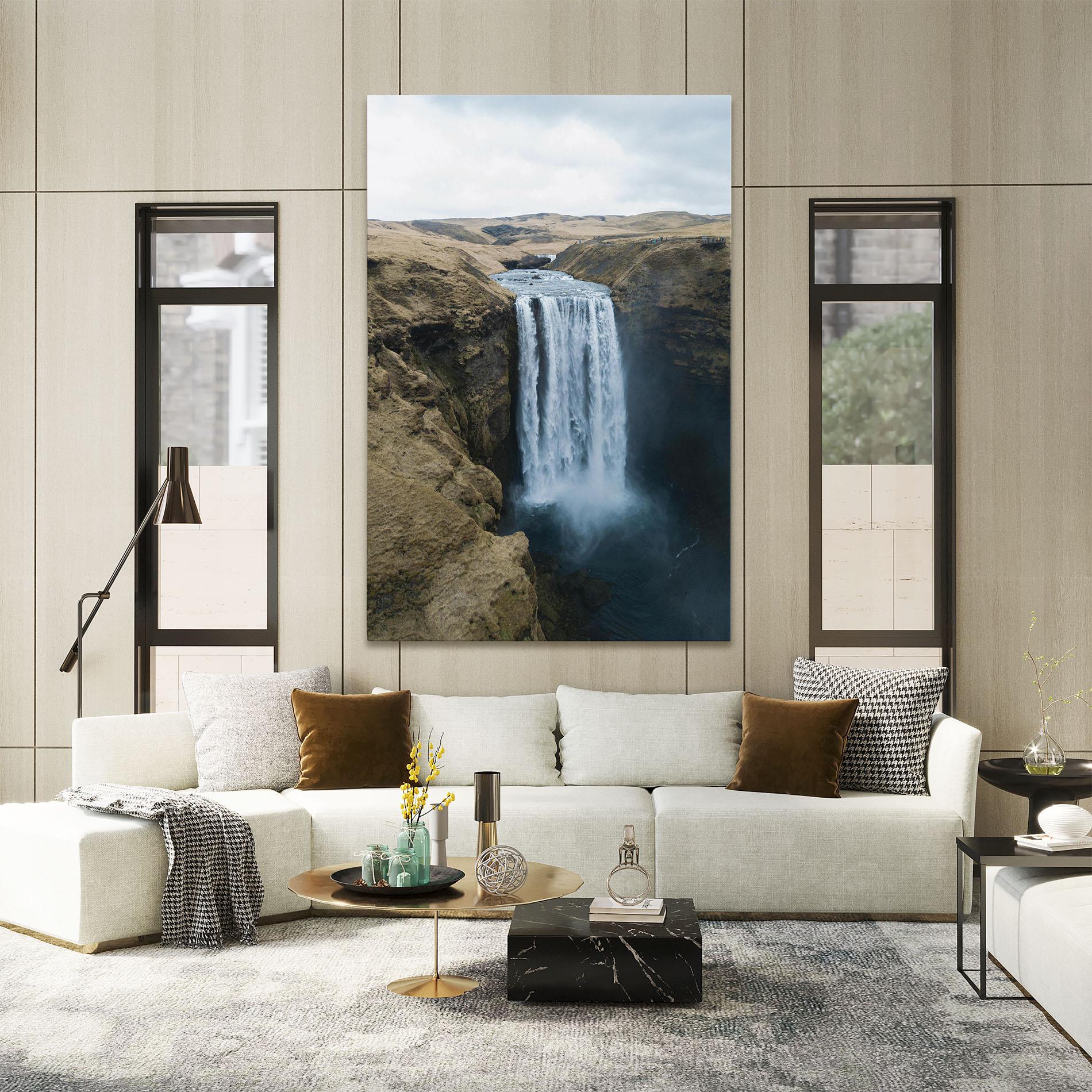 Tablou Canvas Desert Vibe Waterfall mockup 2