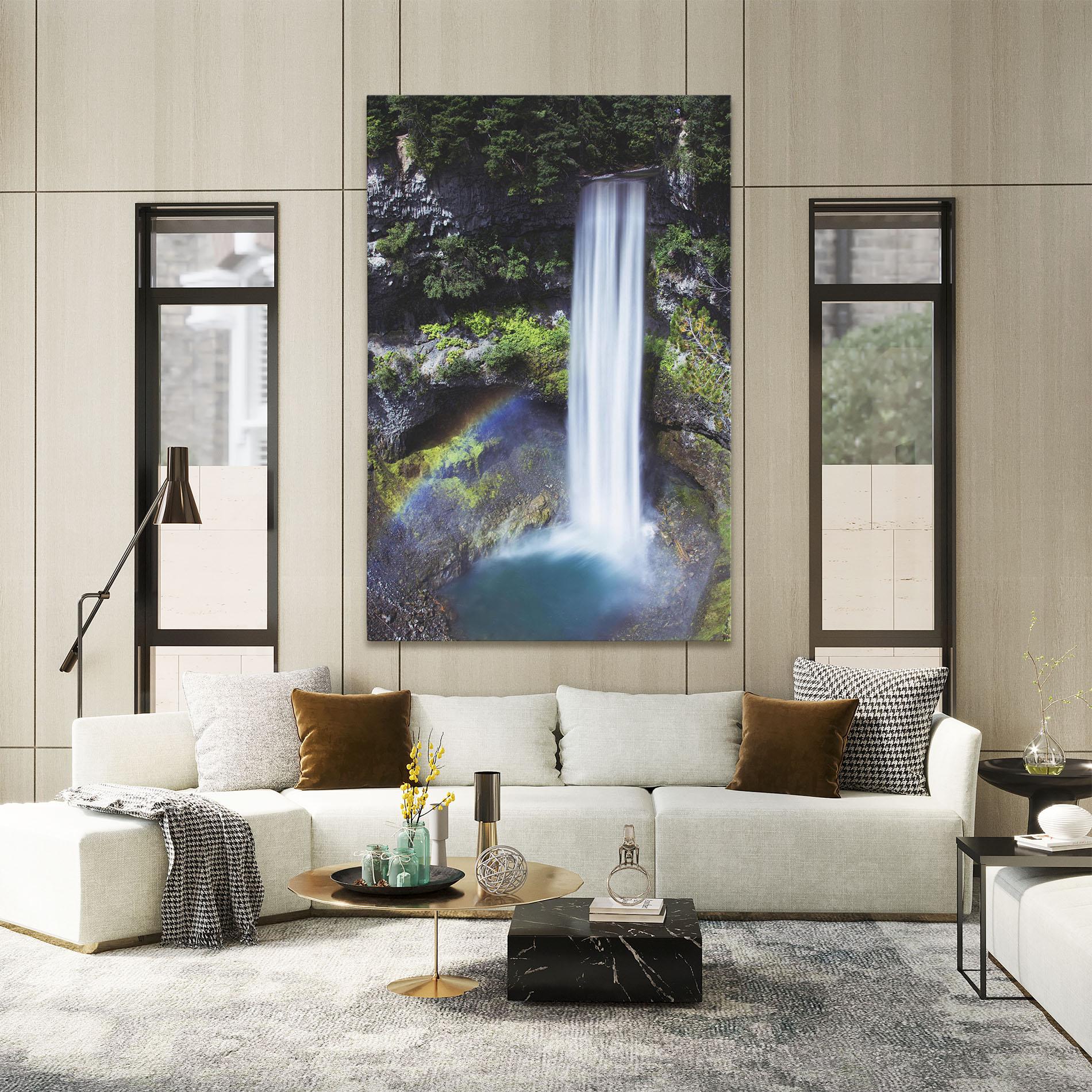 Tablou Canvas Pretty Rainbow Waterfall mockup 2