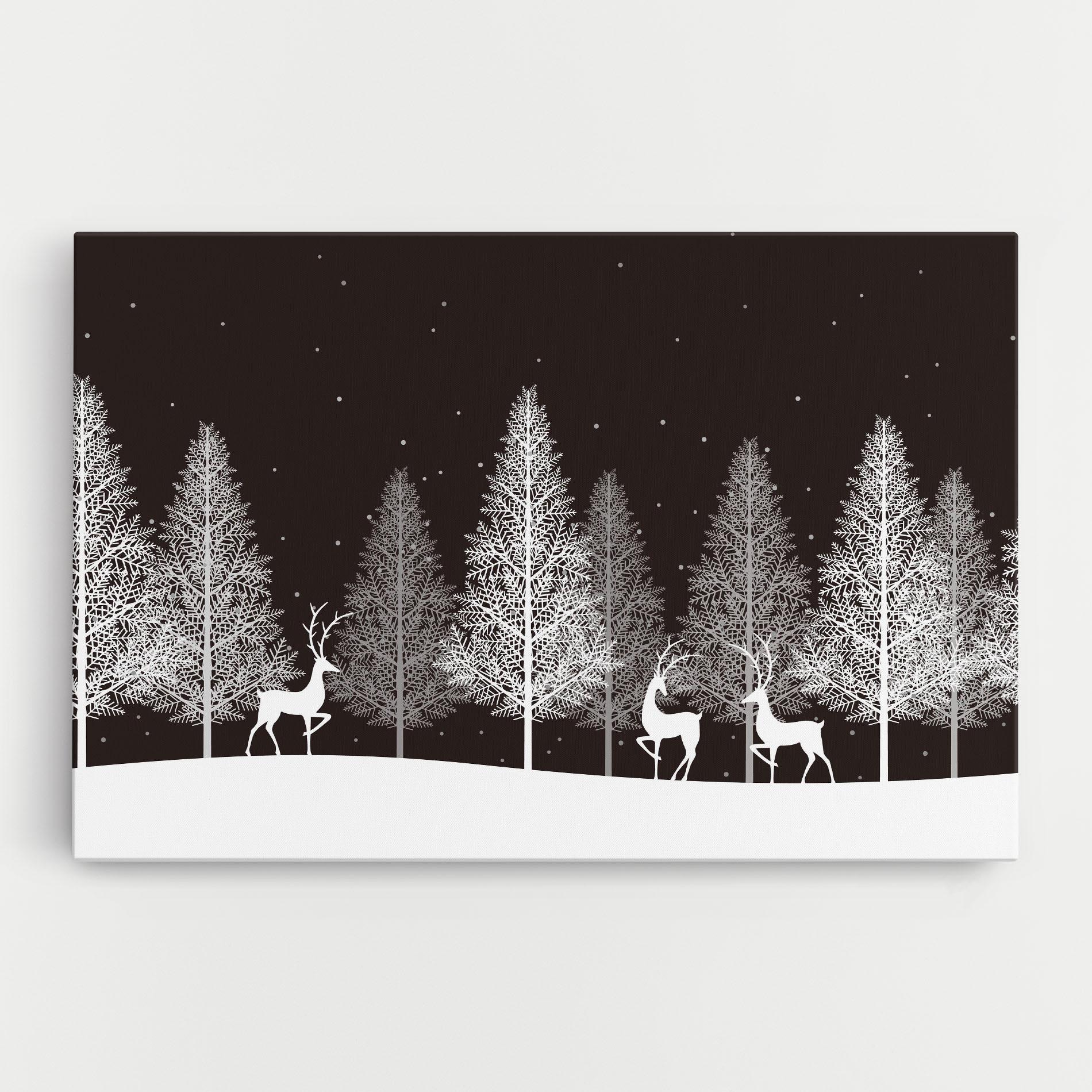 Tablou Canvas Brown Sky Winter mockup 0