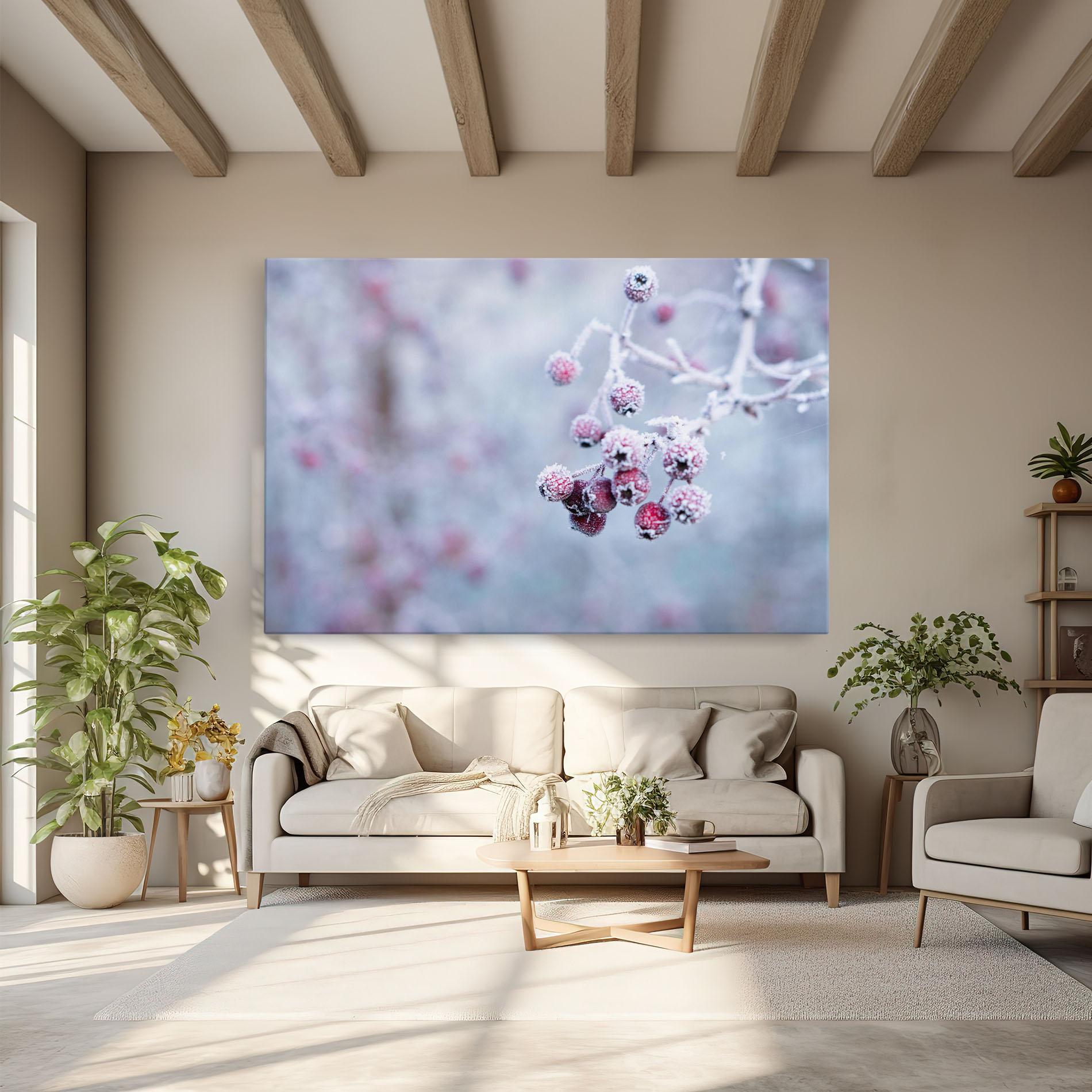 Tablou Canvas Red Winter Fruits mockup 6