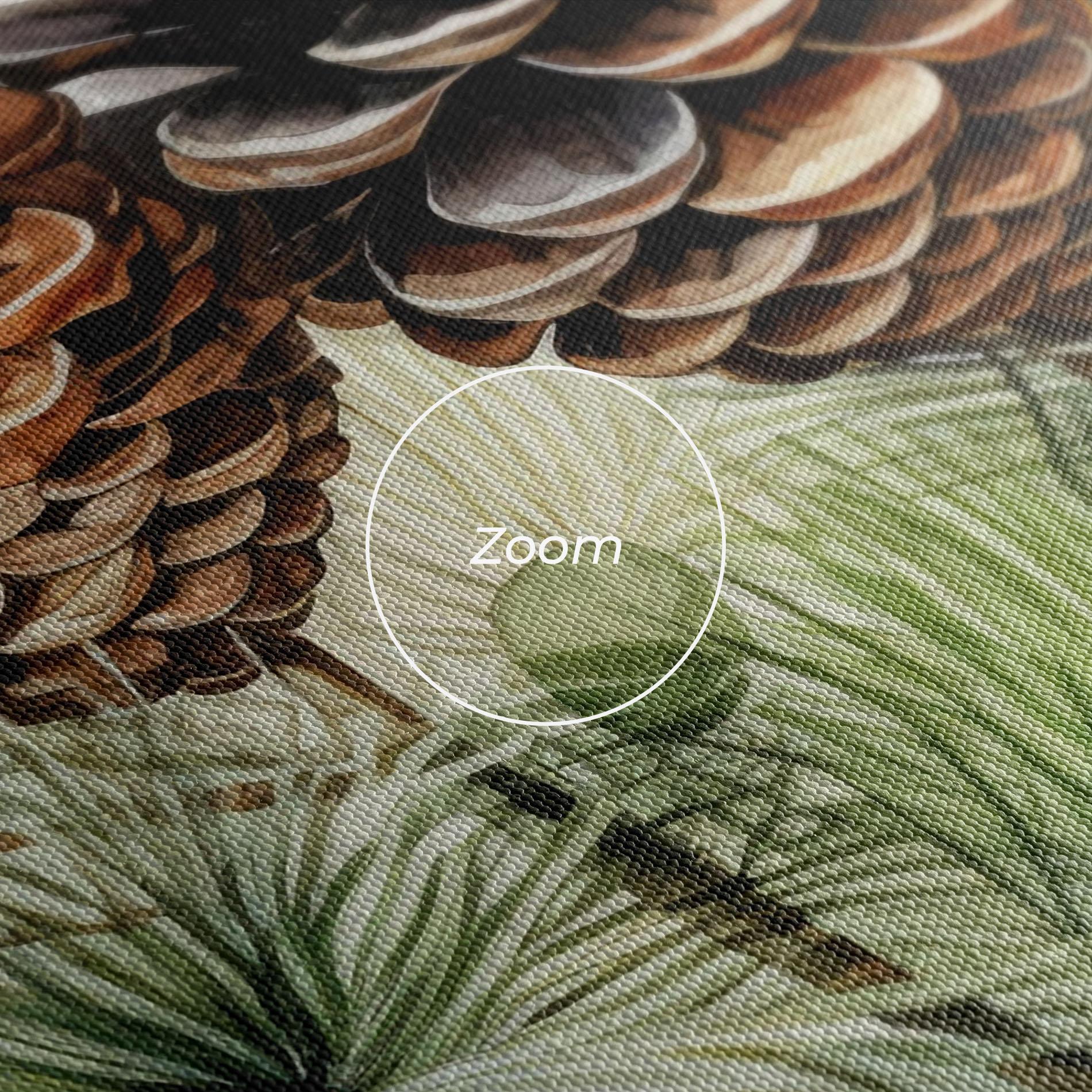 Tablou Canvas Brown Cones mockup 3