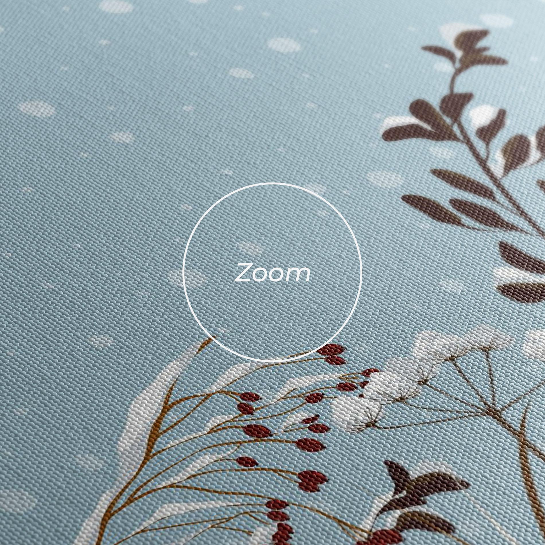 Tablou Canvas Snow Plants mockup 3