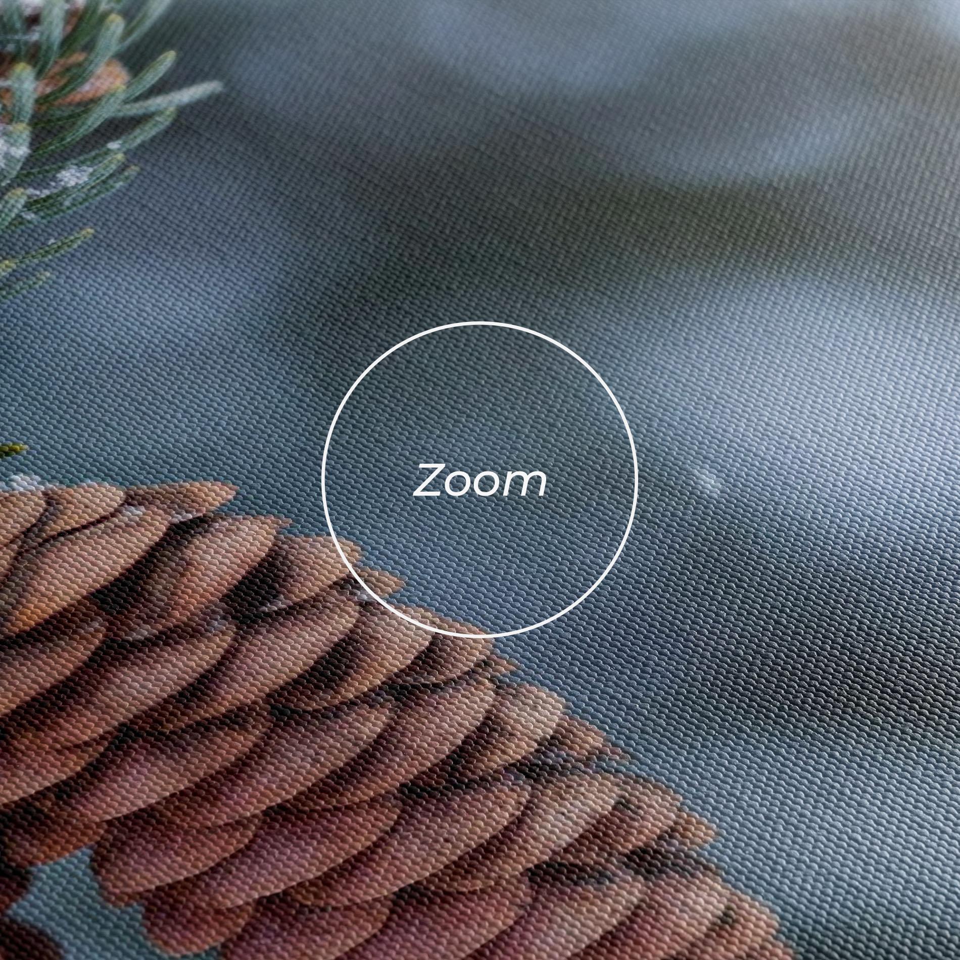 Tablou Canvas Winter Cones mockup 3