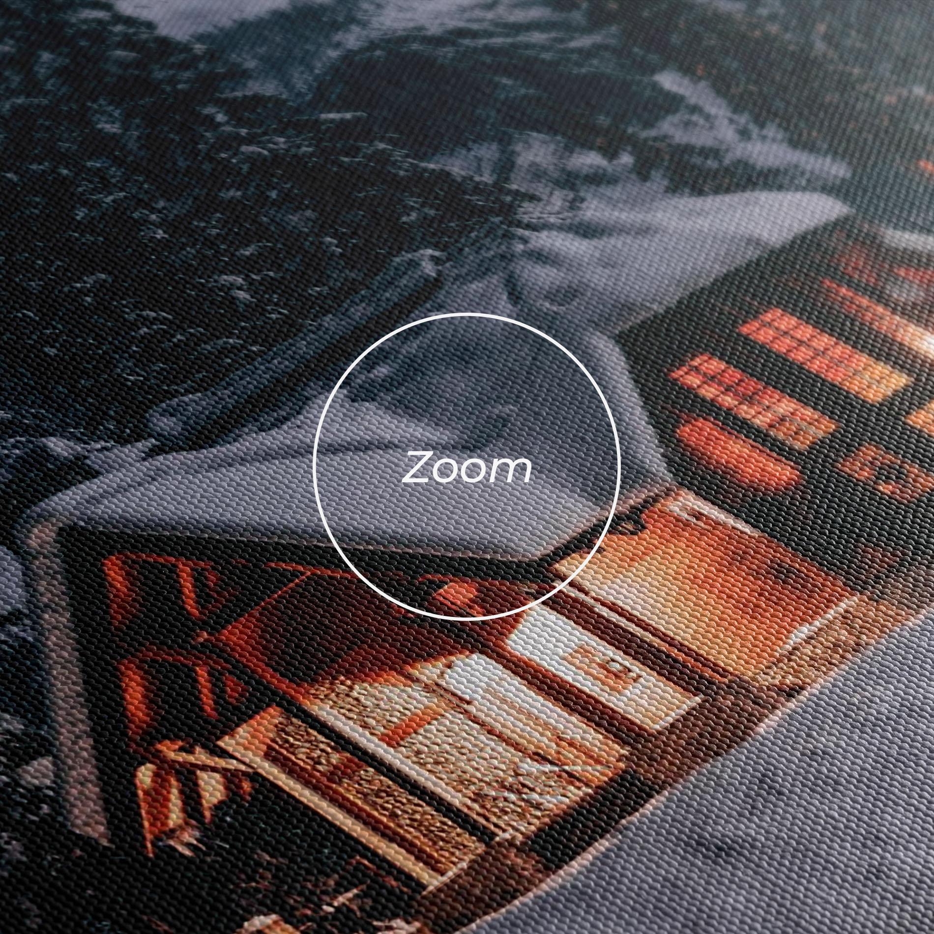 Tablou Canvas Winter House mockup 3