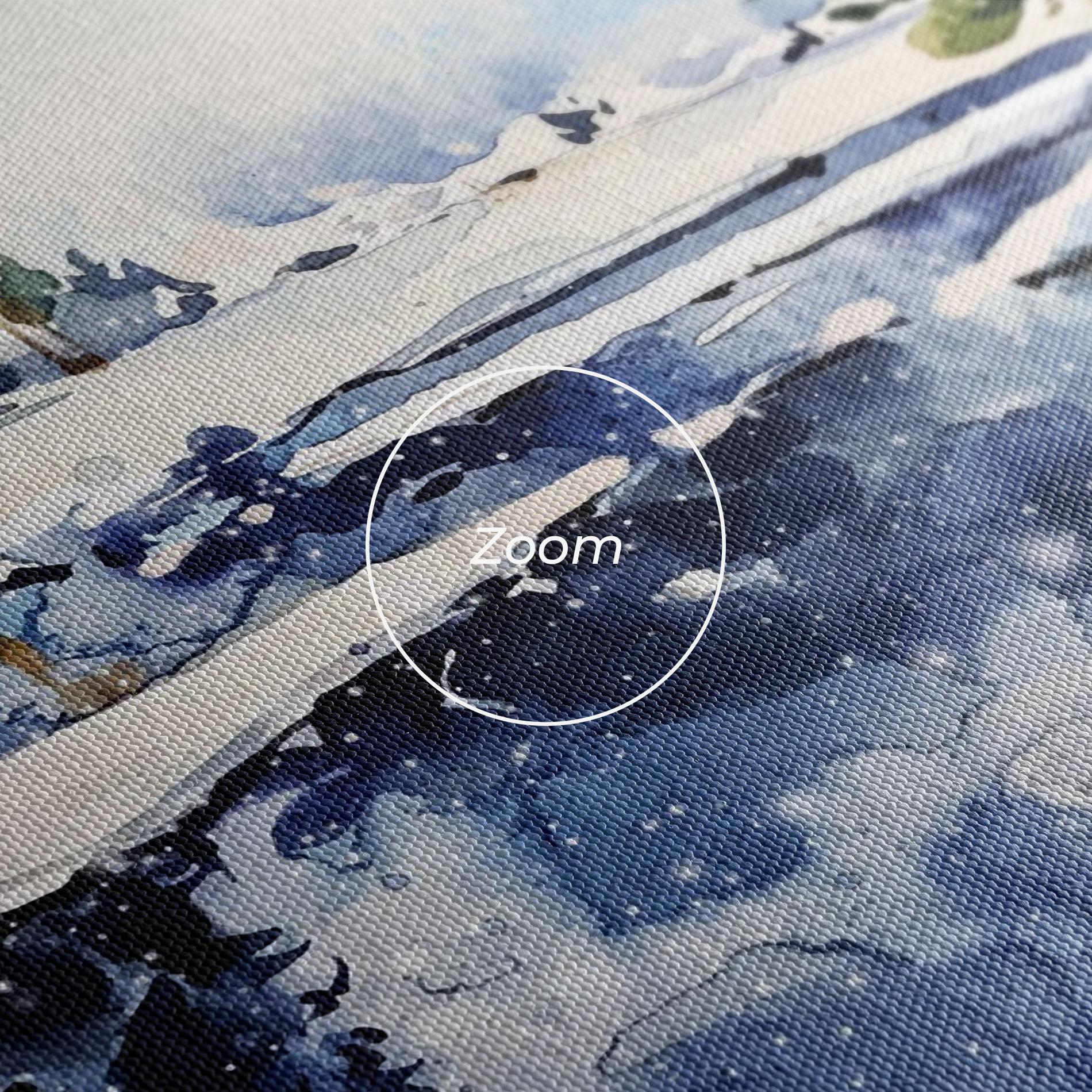 Tablou Canvas Winter Painting mockup 3