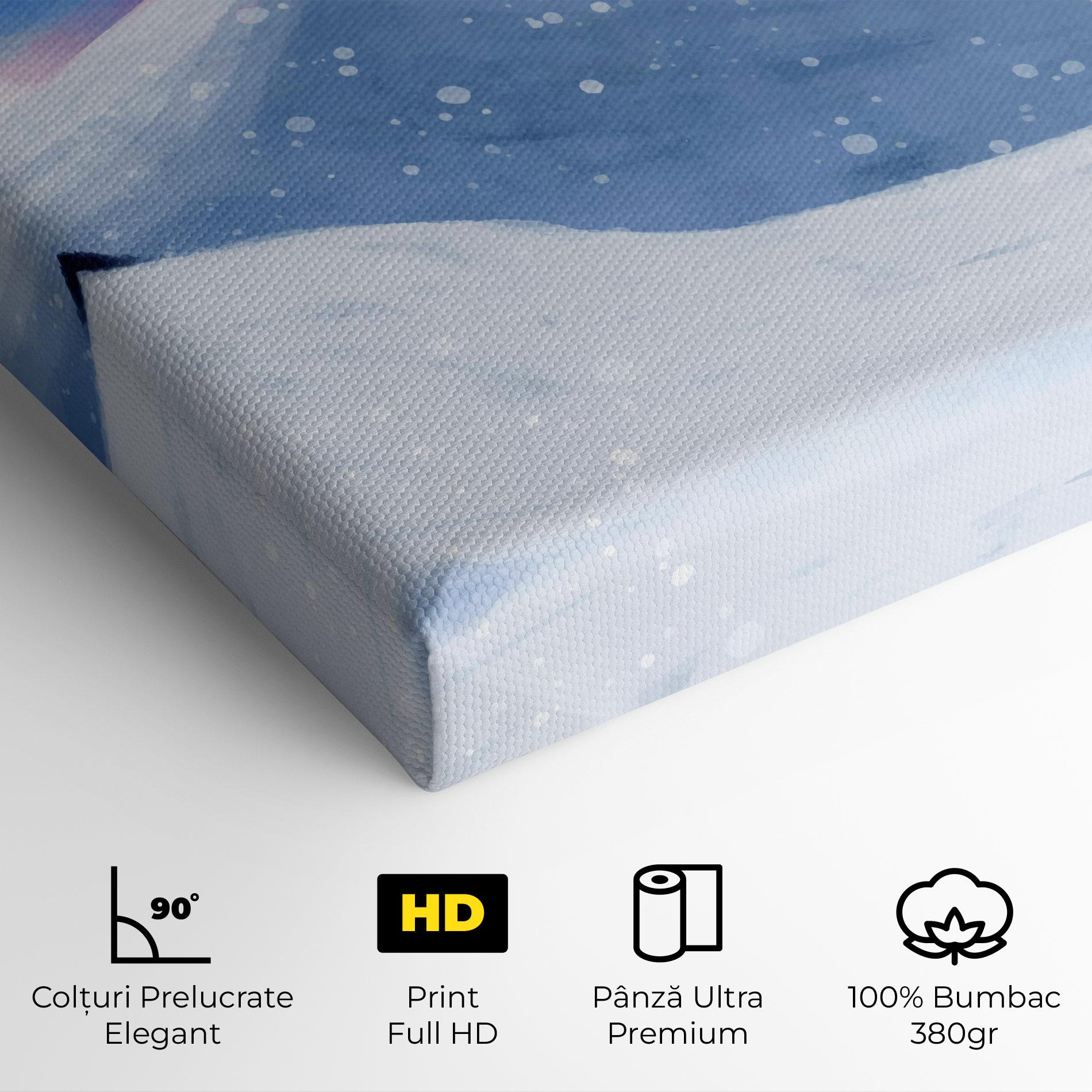 Tablou Canvas Mountain Snow Art mockup 4