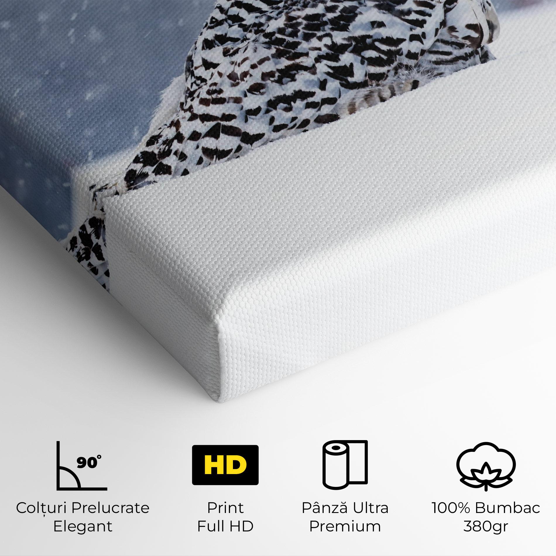 Tablou Canvas Snow Owl mockup 4