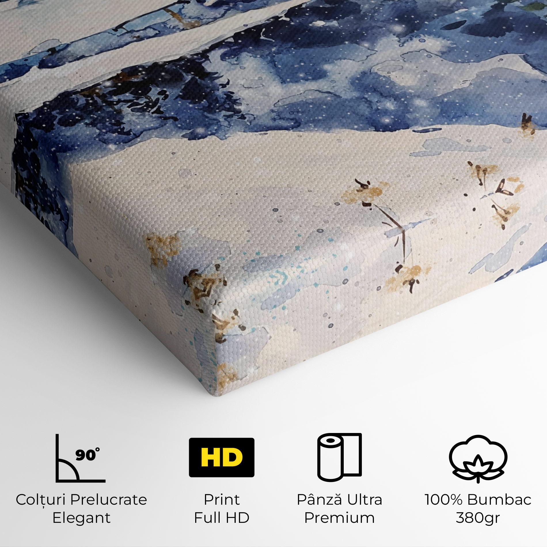 Tablou Canvas Winter Painting mockup 4