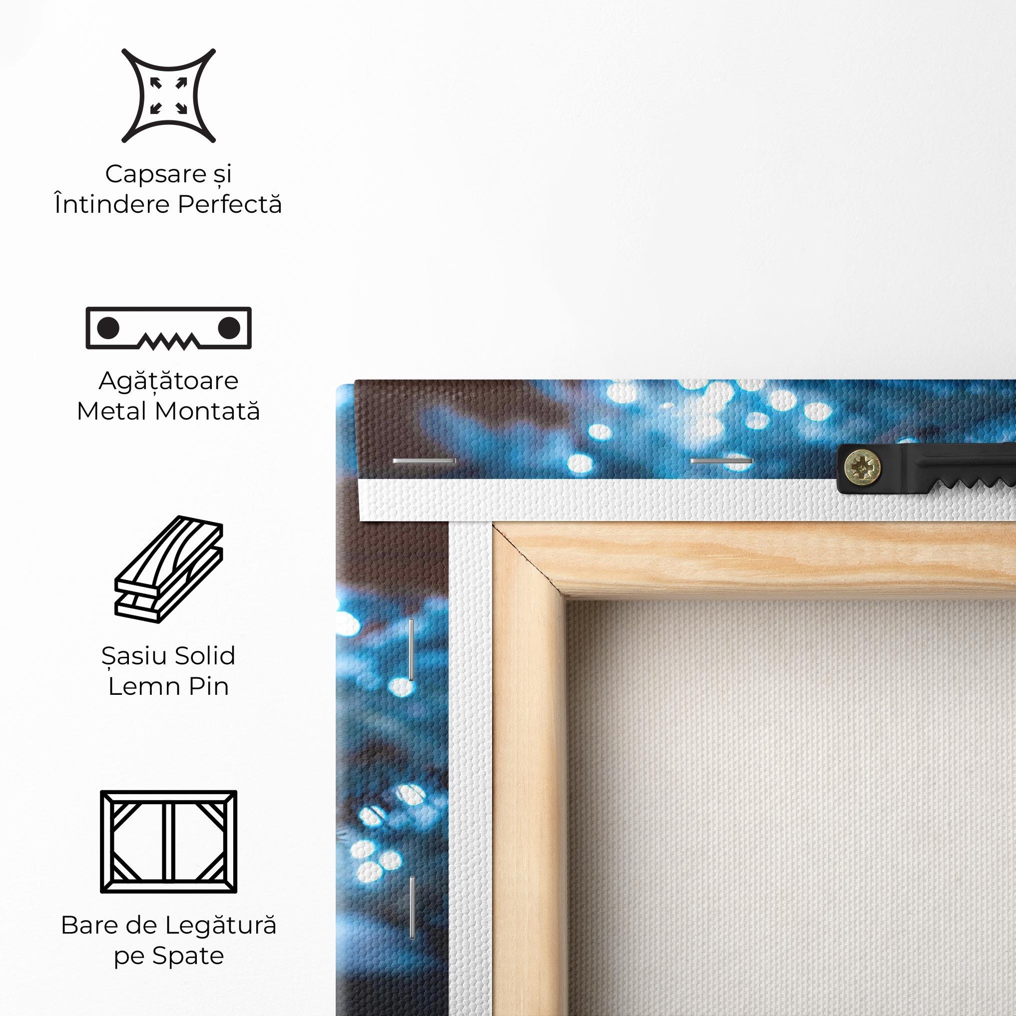 Tablou Canvas Blue Christmas Tree mockup 5