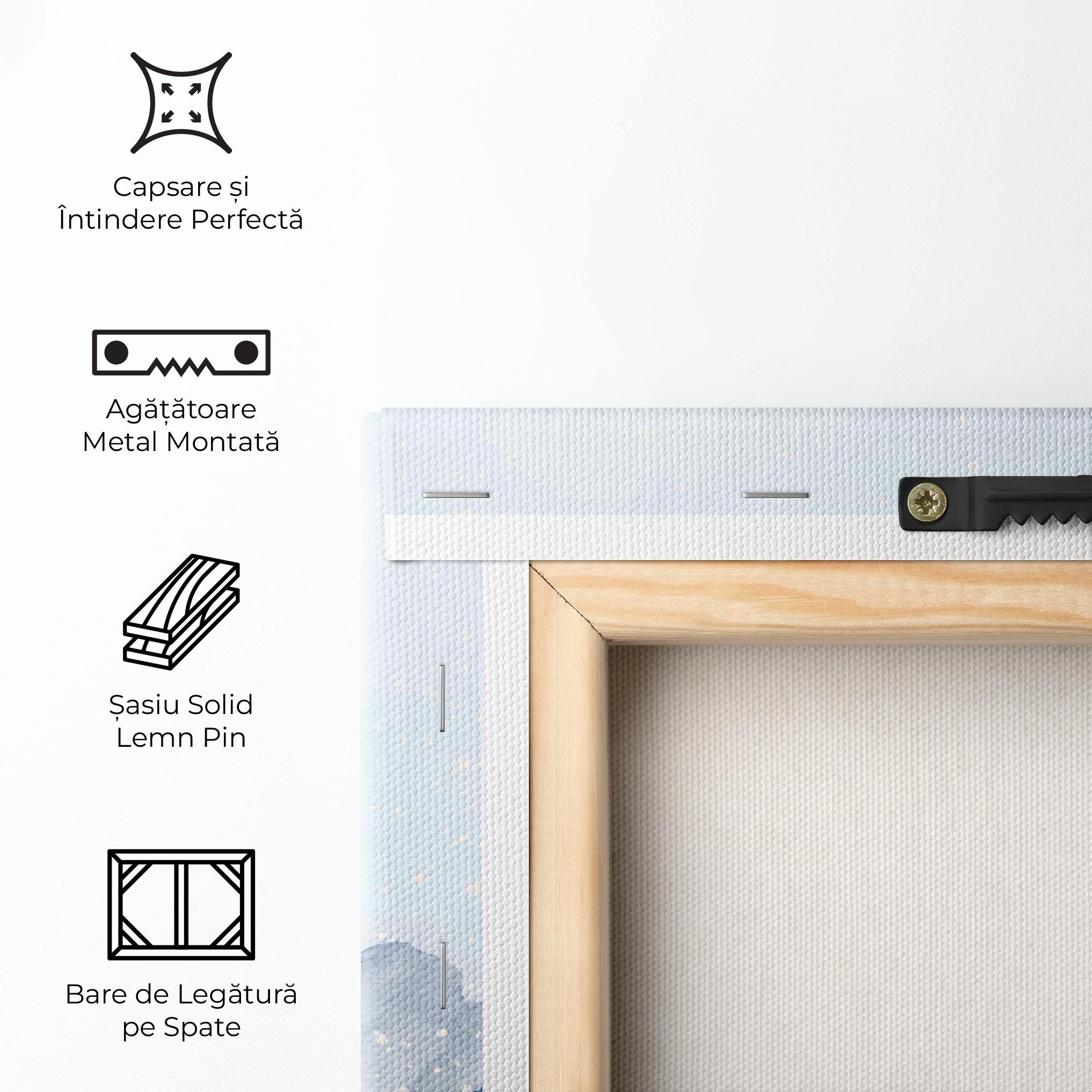 Tablou Canvas Winter Deers mockup 5