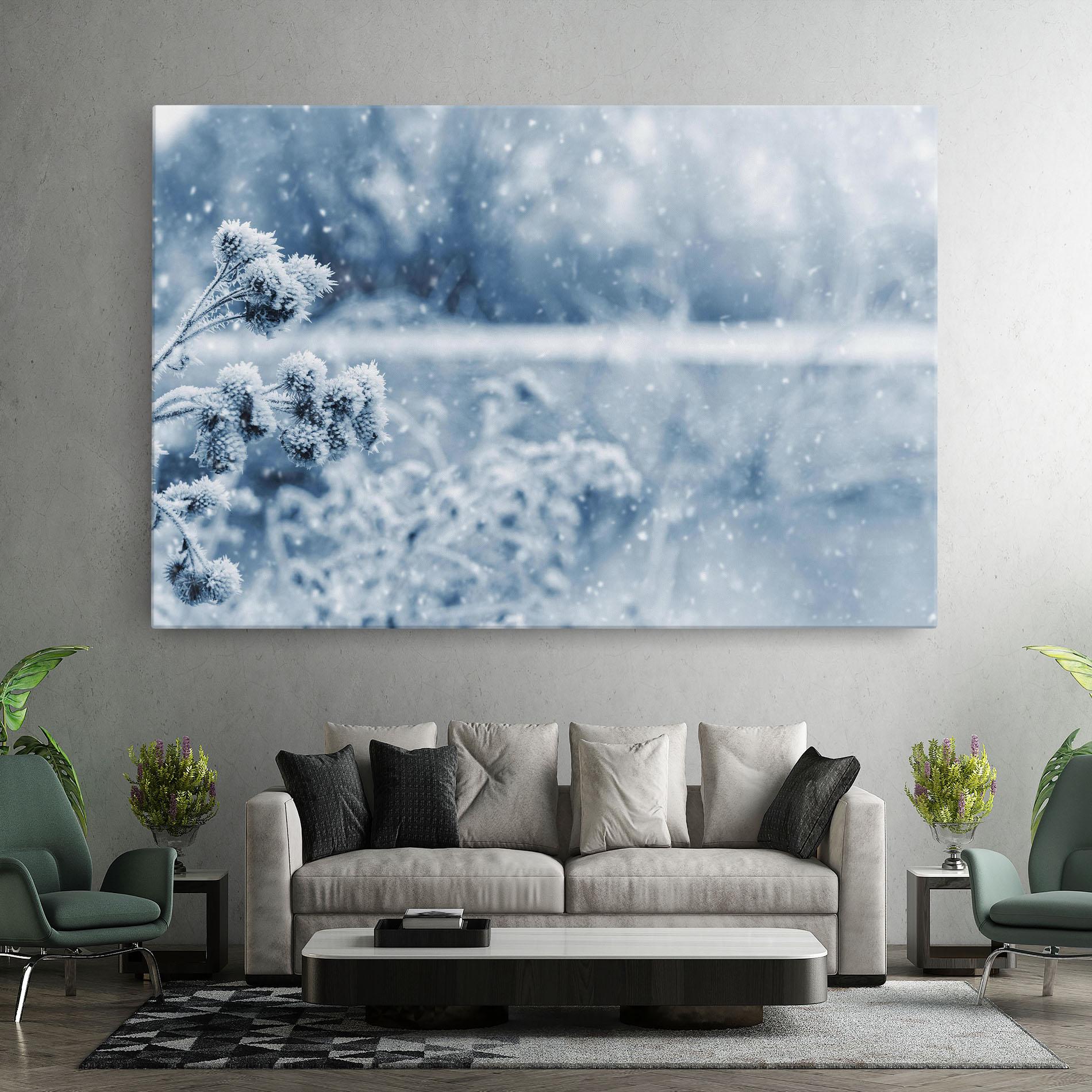 Tablou Canvas Pretty Winter Plants mockup 7