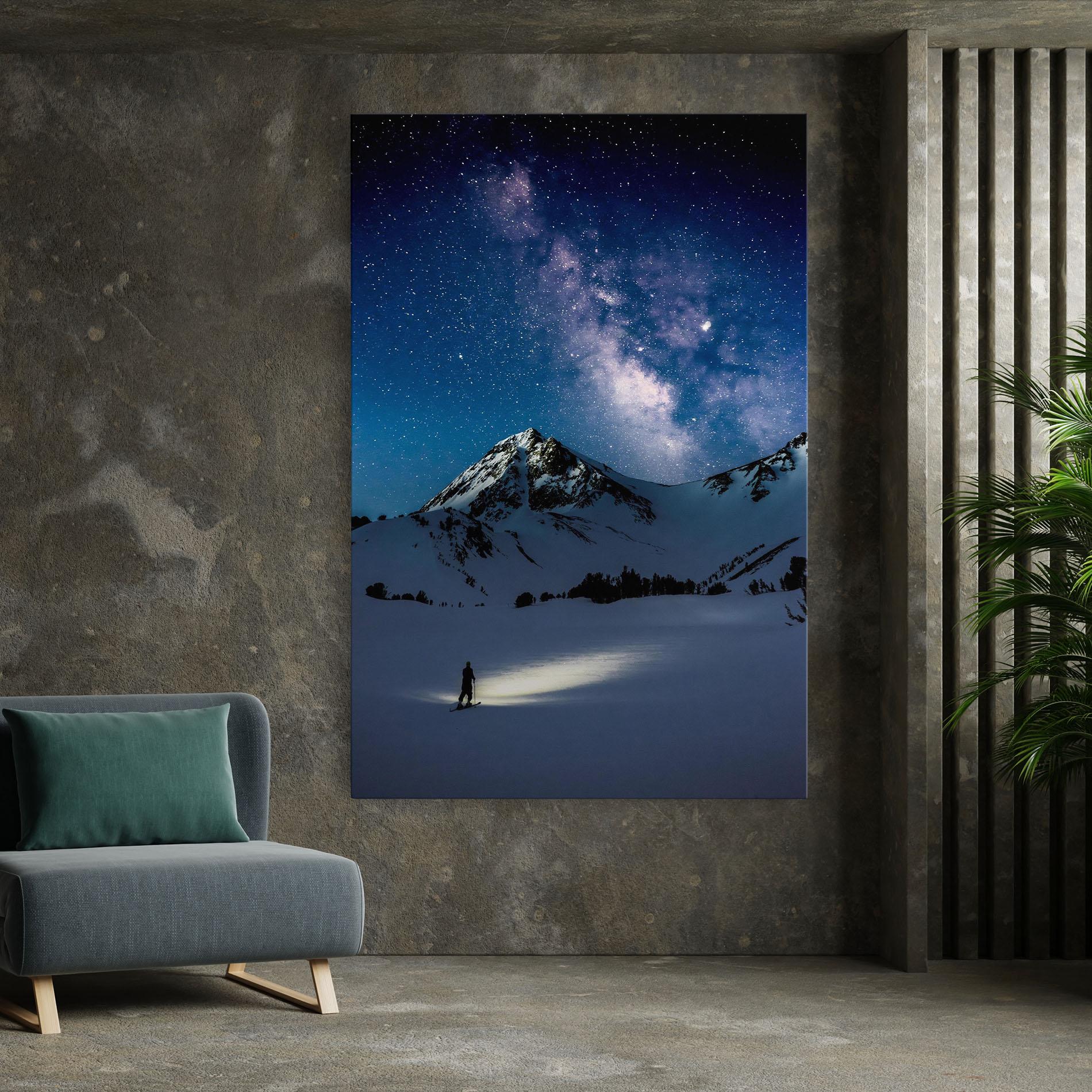 Tablou Canvas Pretty Sky Winter mockup 7