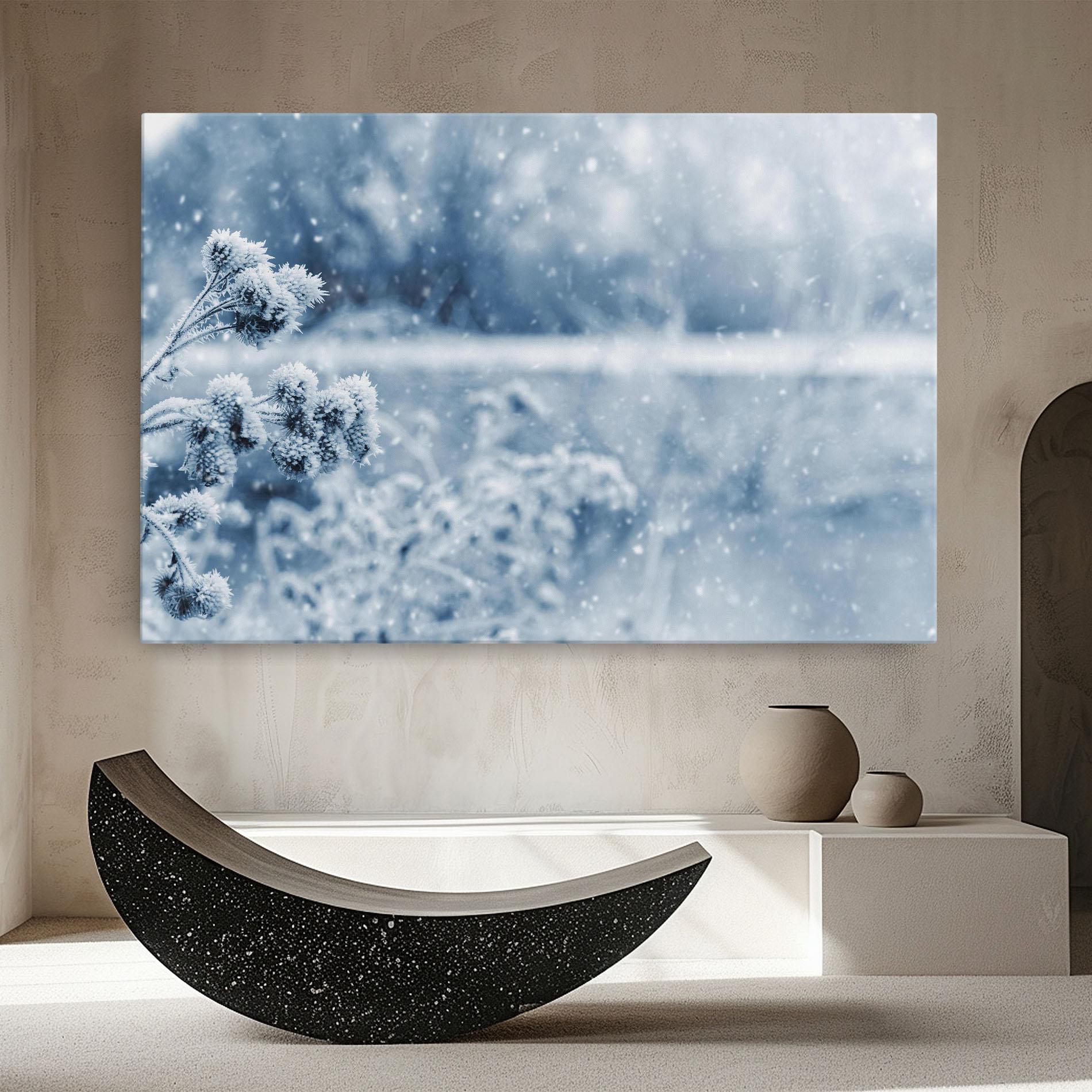 Tablou Canvas Pretty Winter Plants mockup 8