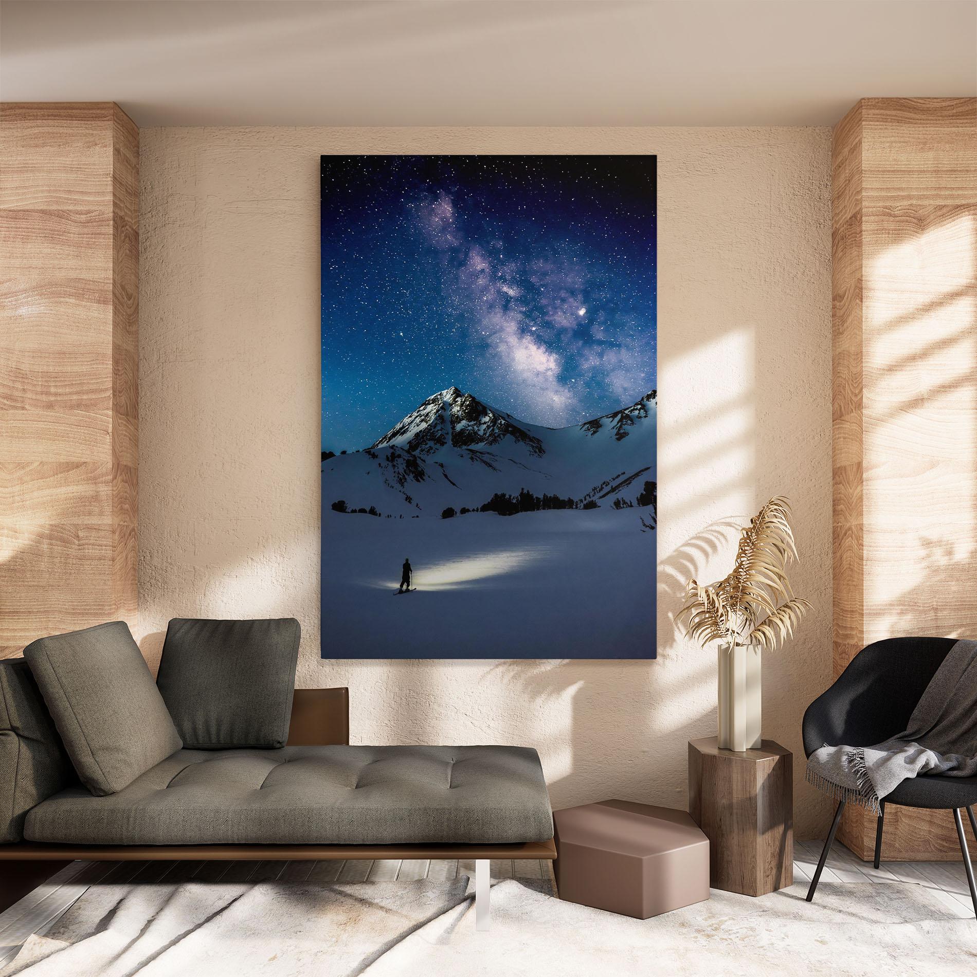 Tablou Canvas Pretty Sky Winter mockup 8