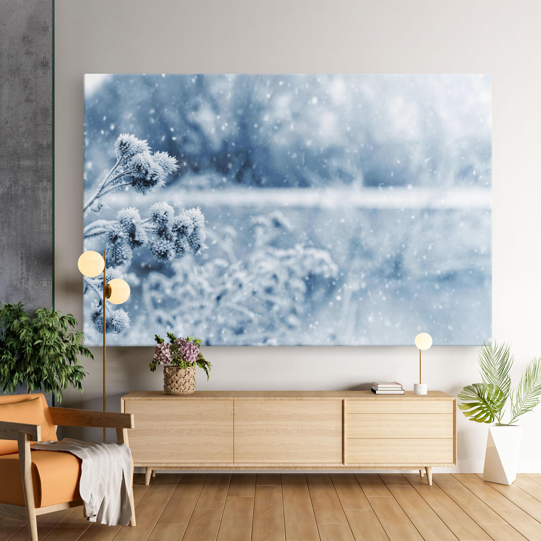 Tablou Canvas Pretty Winter Plants mockup 9