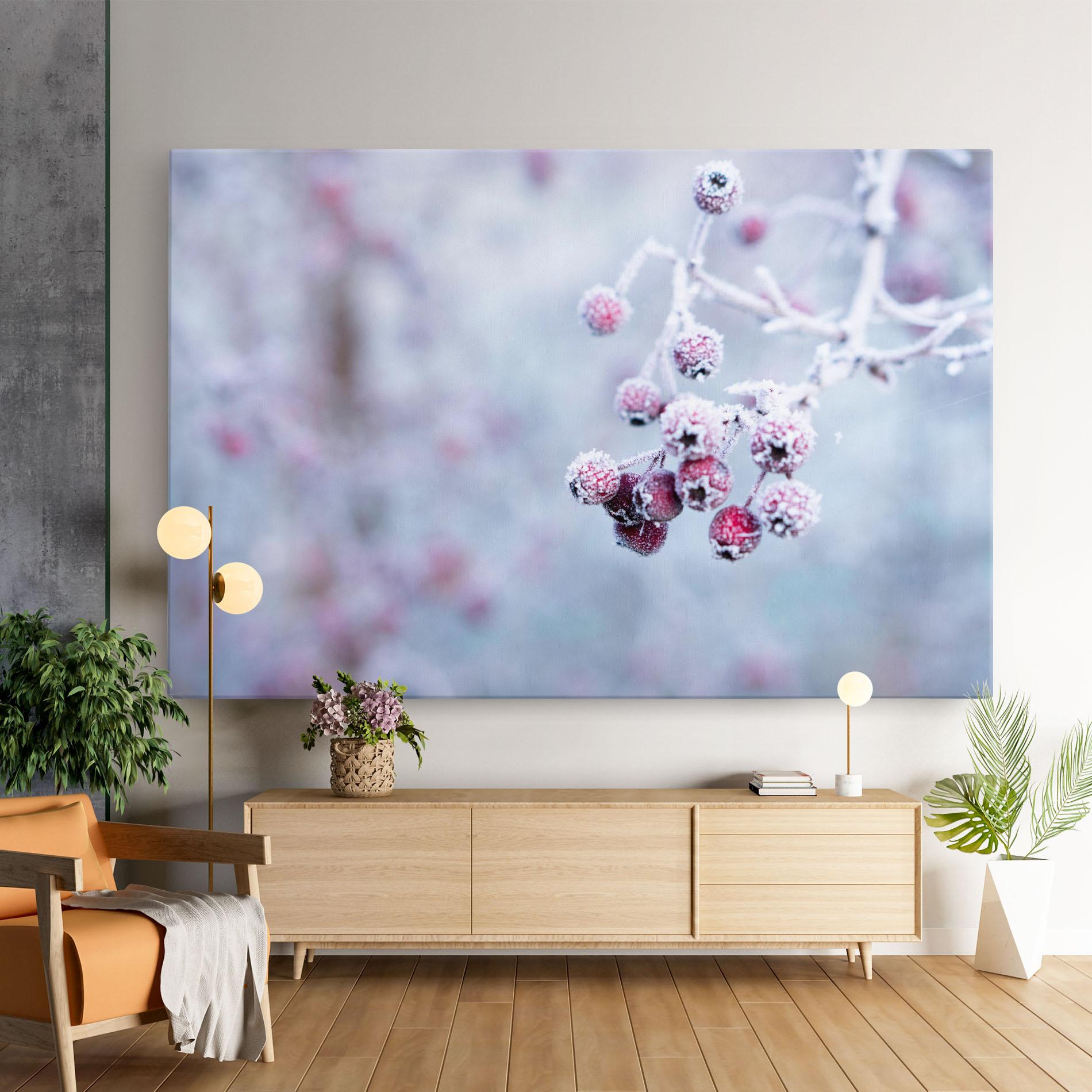 Tablou Canvas Red Winter Fruits mockup 9