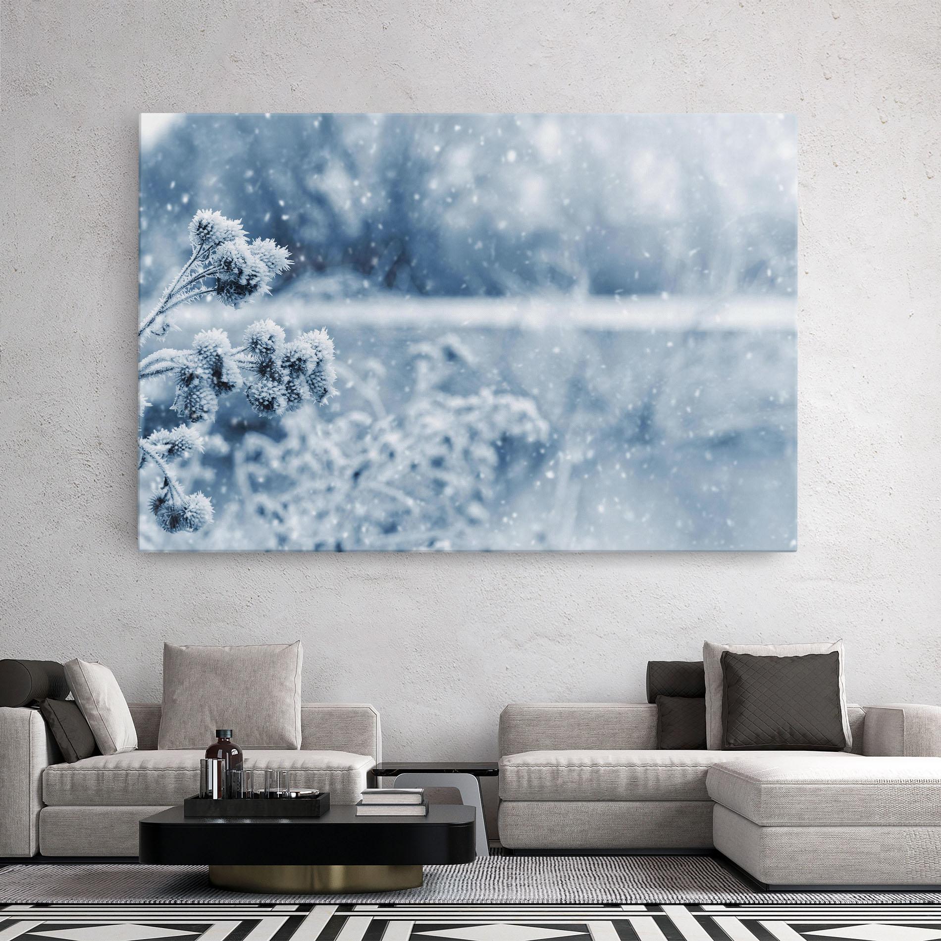 Tablou Canvas Pretty Winter Plants mockup 2