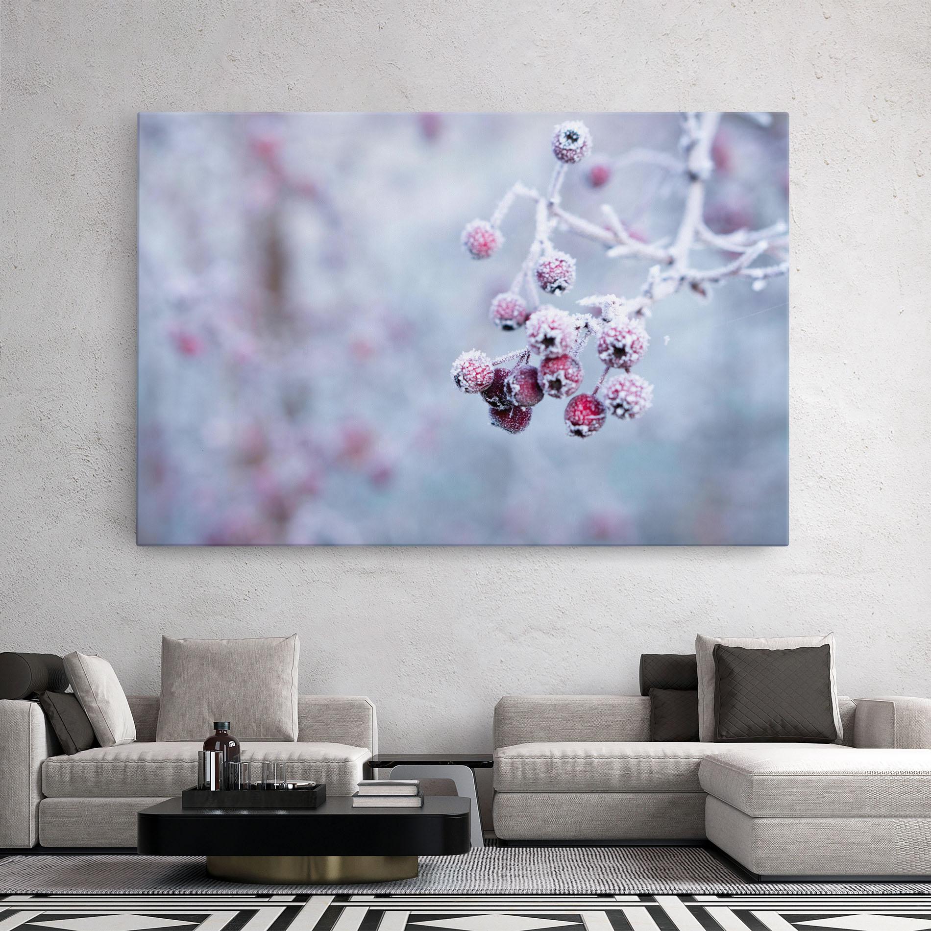 Tablou Canvas Red Winter Fruits mockup 2