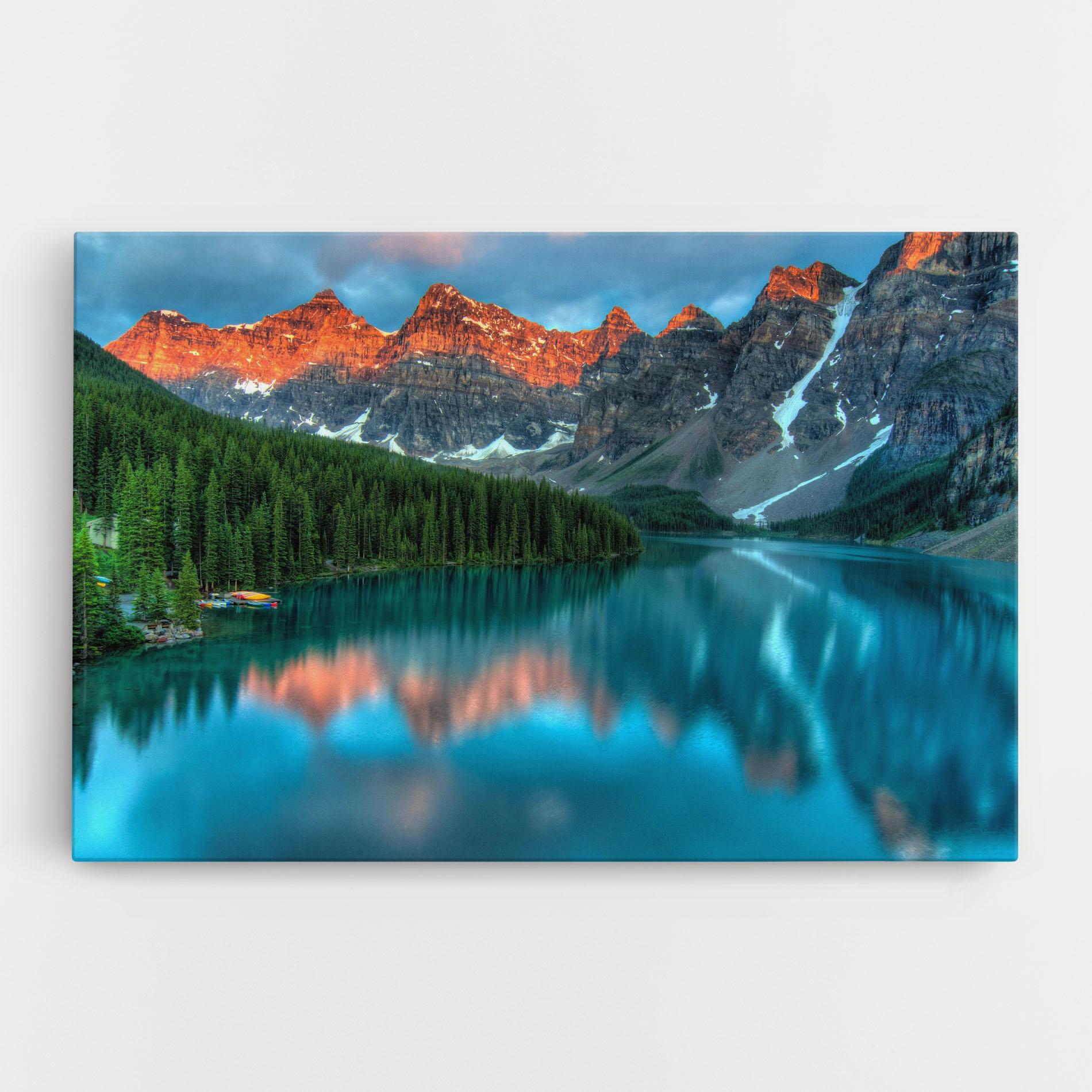 Tablou Canvas Beautiful Blue Lake mockup 0