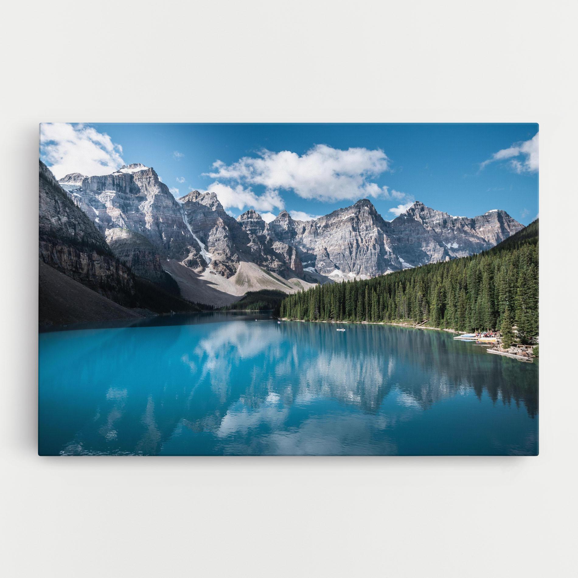Tablou Canvas Beautiful Lake Canada mockup 0
