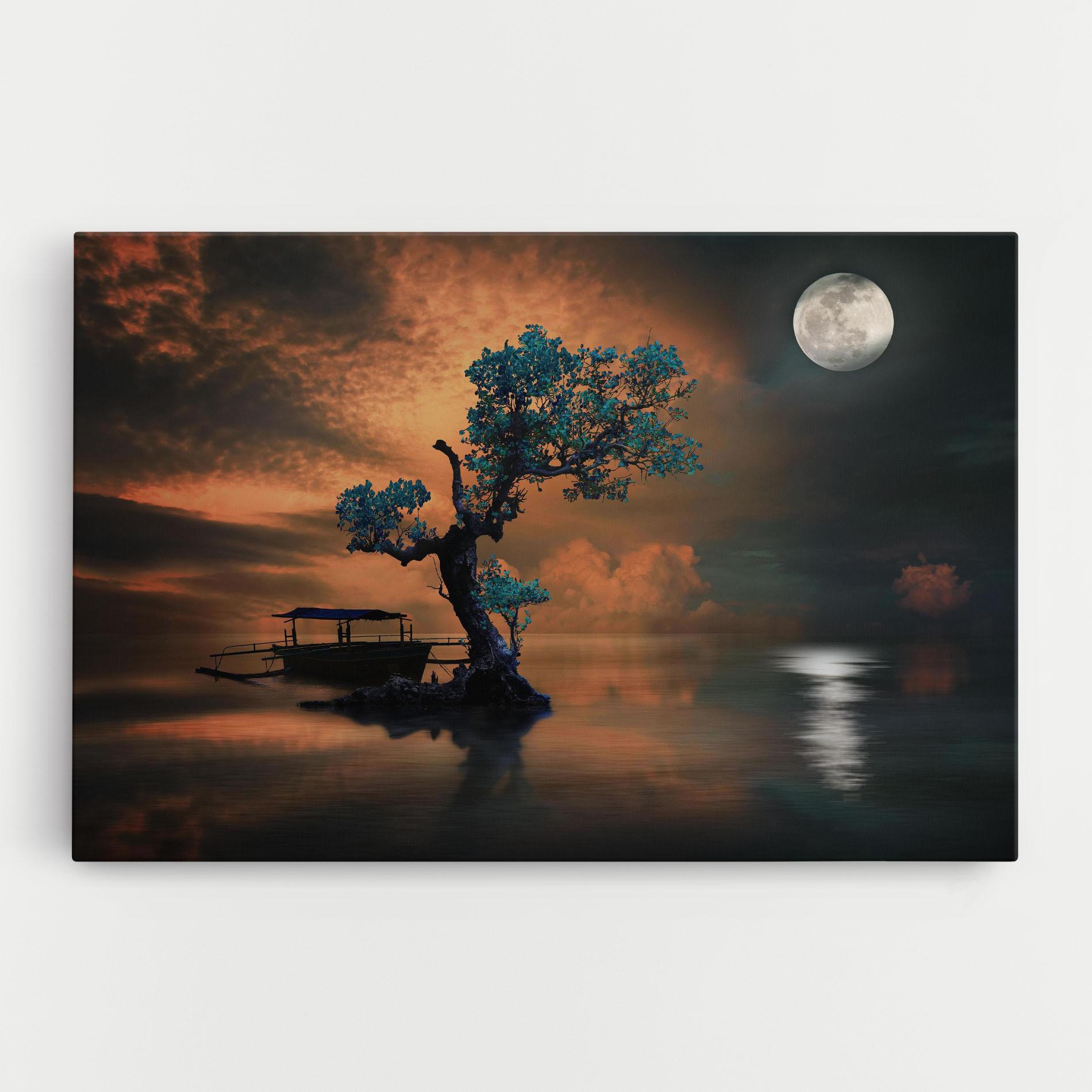 Tablou Canvas Blue Tree mockup 0