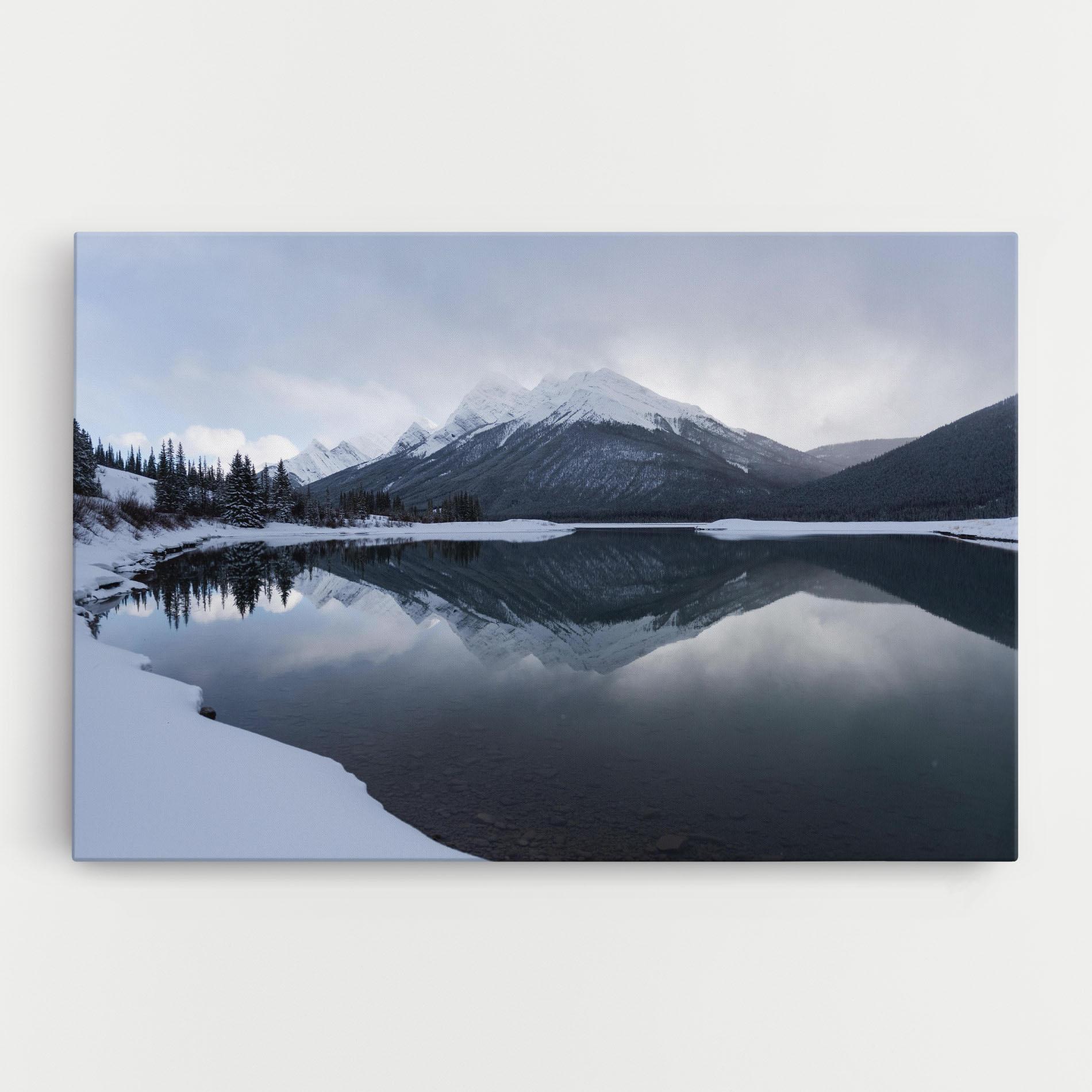 Tablou Canvas Grey Lake mockup 0