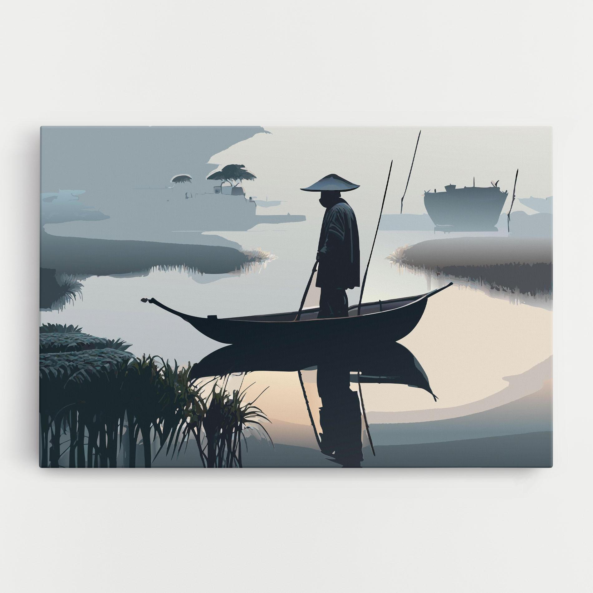 Tablou Canvas Japan Fisherman mockup 0