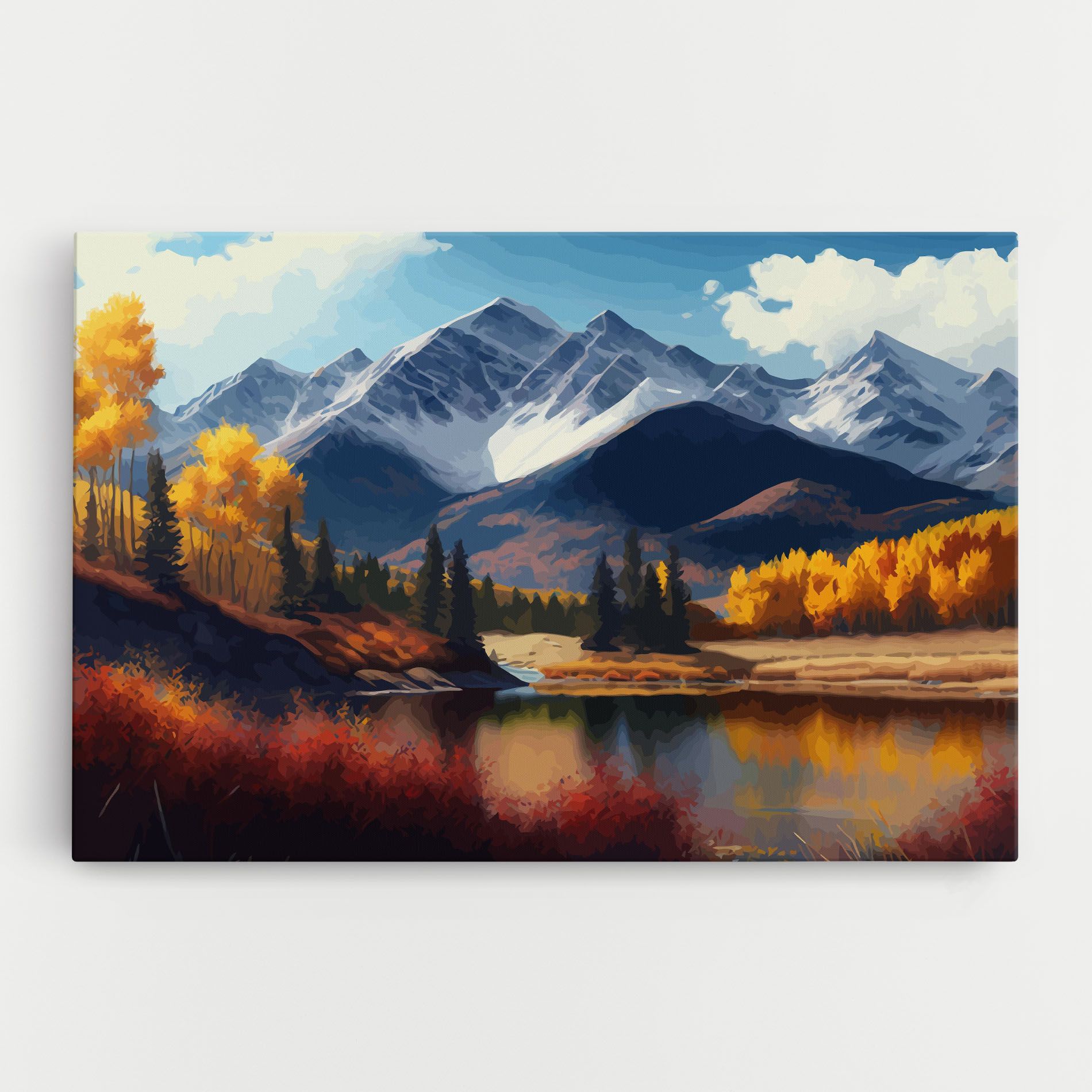 Lake Autumn View mockup 0