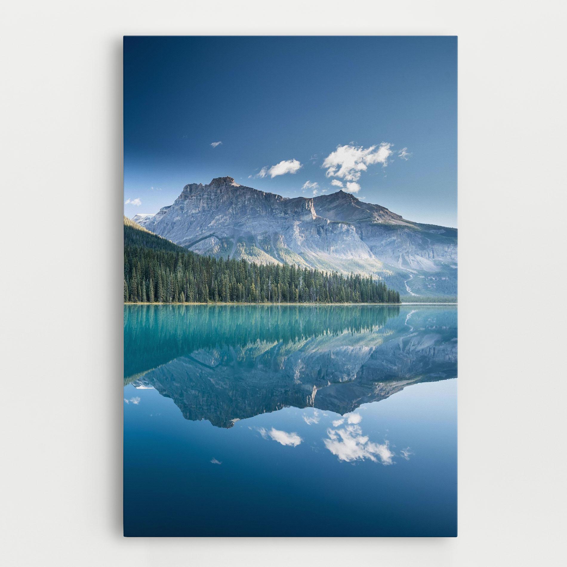 Tablou Canvas Blue Mountain Lake mockup 0
