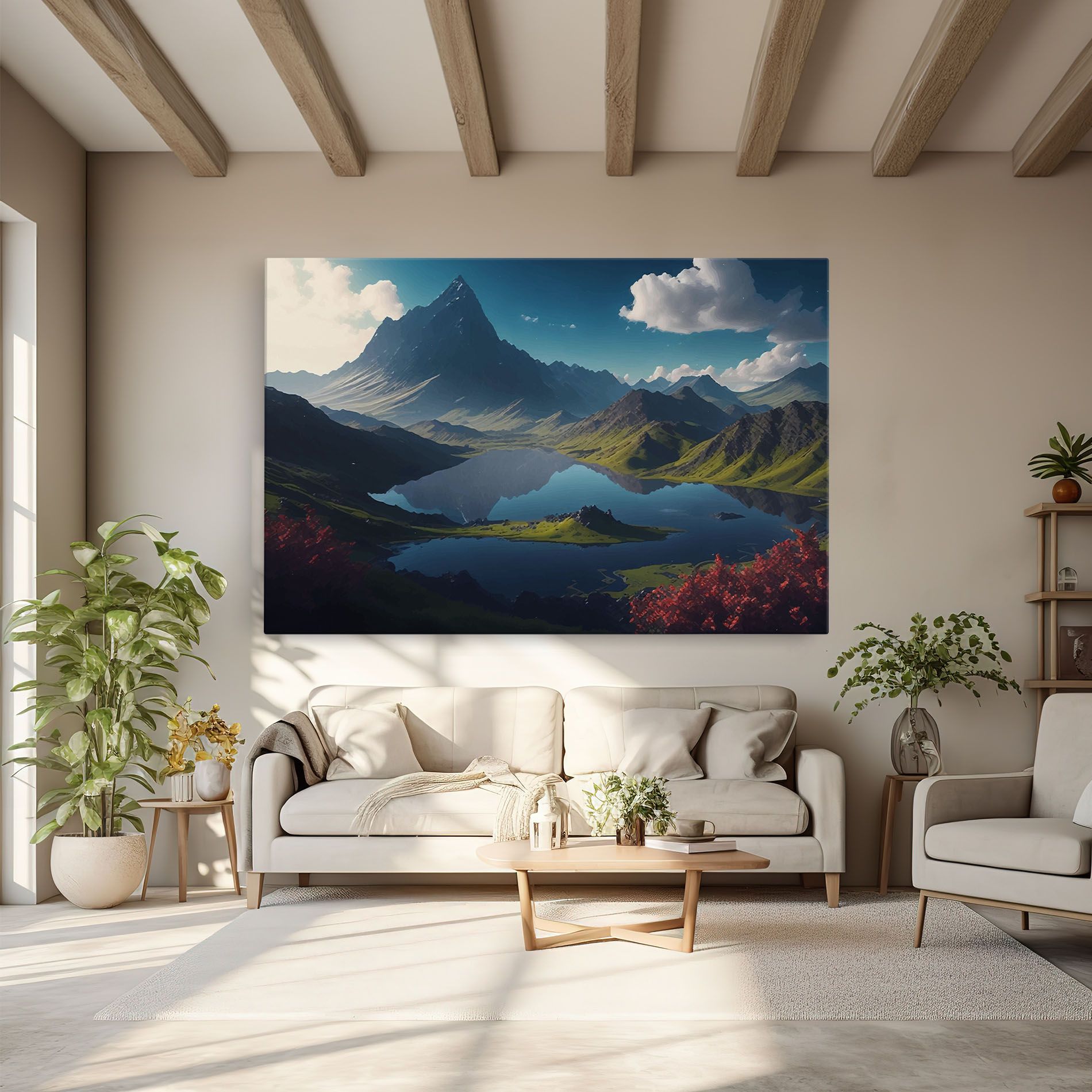 Red Flower Lake mockup 6