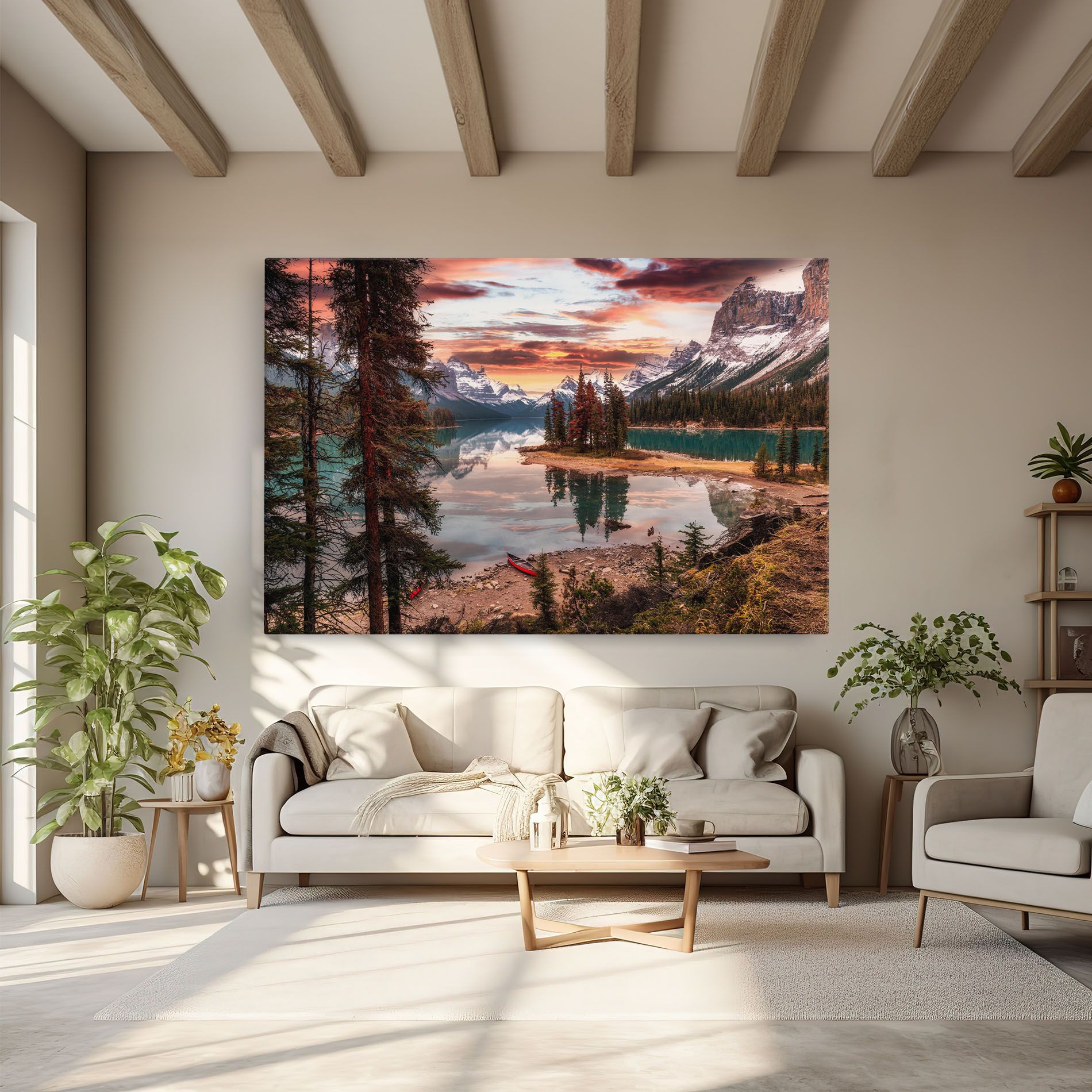 Sunset Lake View mockup 6